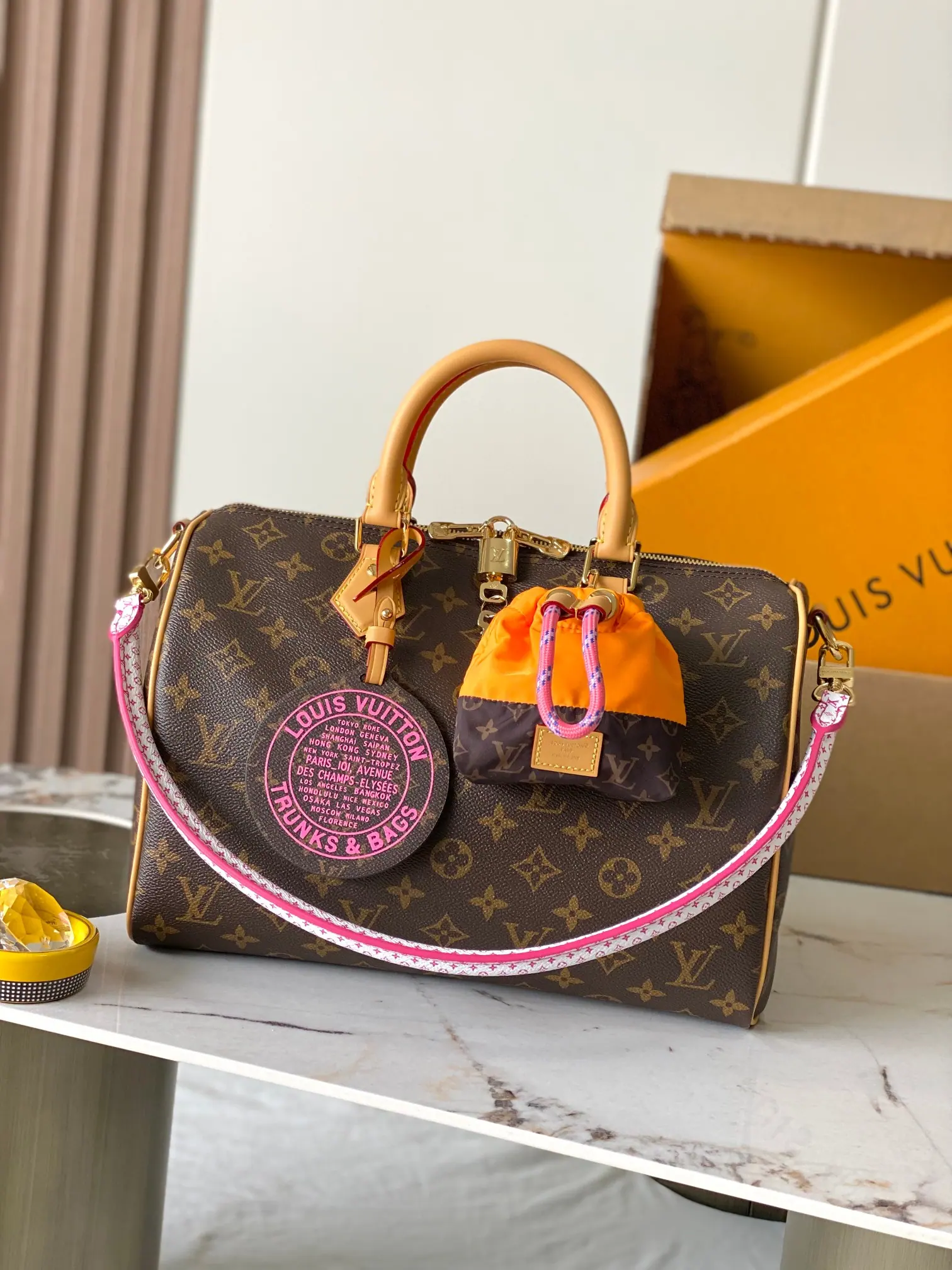 路易威登 Speedy Soft 30 李子色 M27512