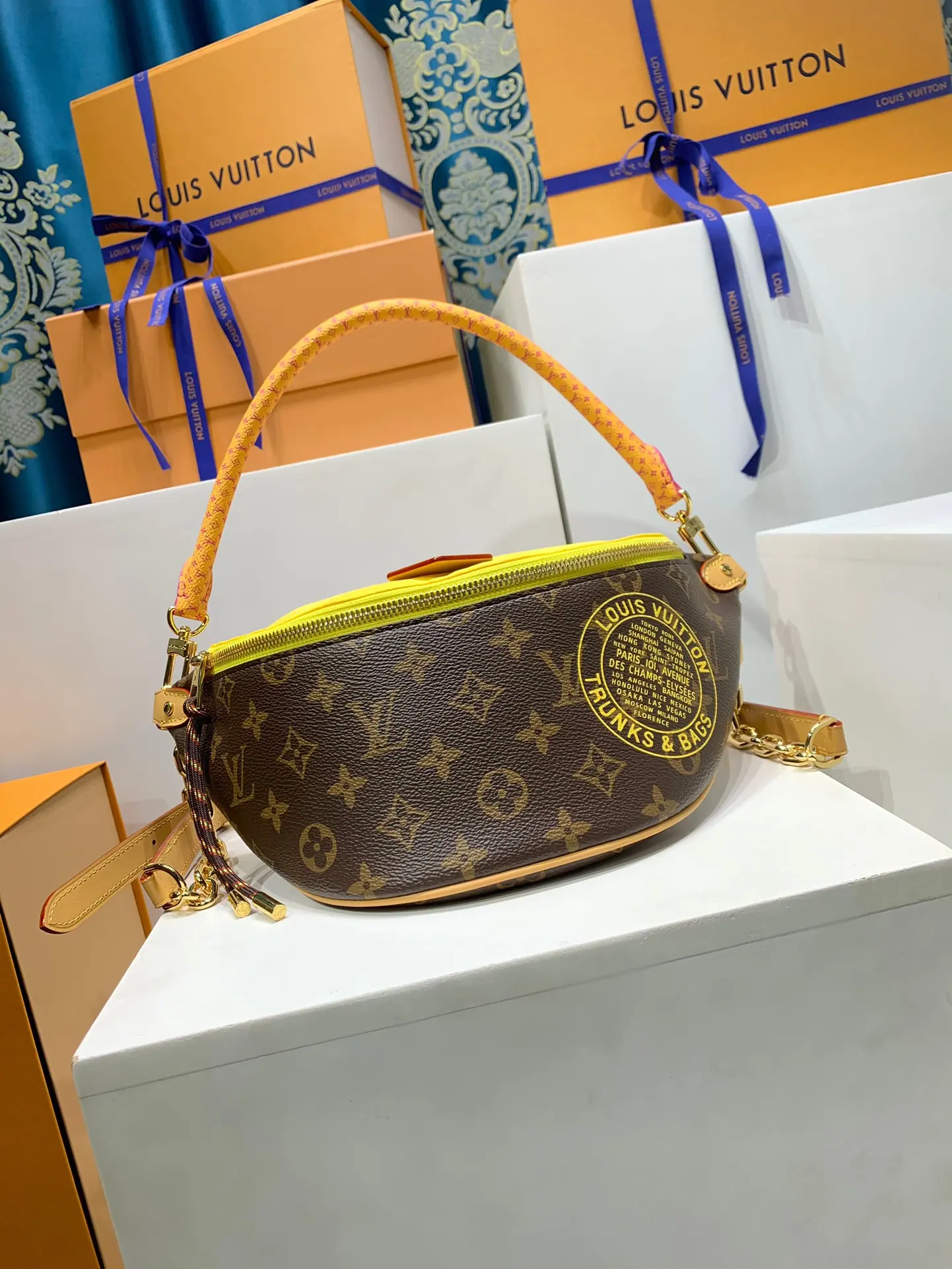 路易威登 腰包 Monogram 黄色 m27237 30 x 15 x 8.5cm