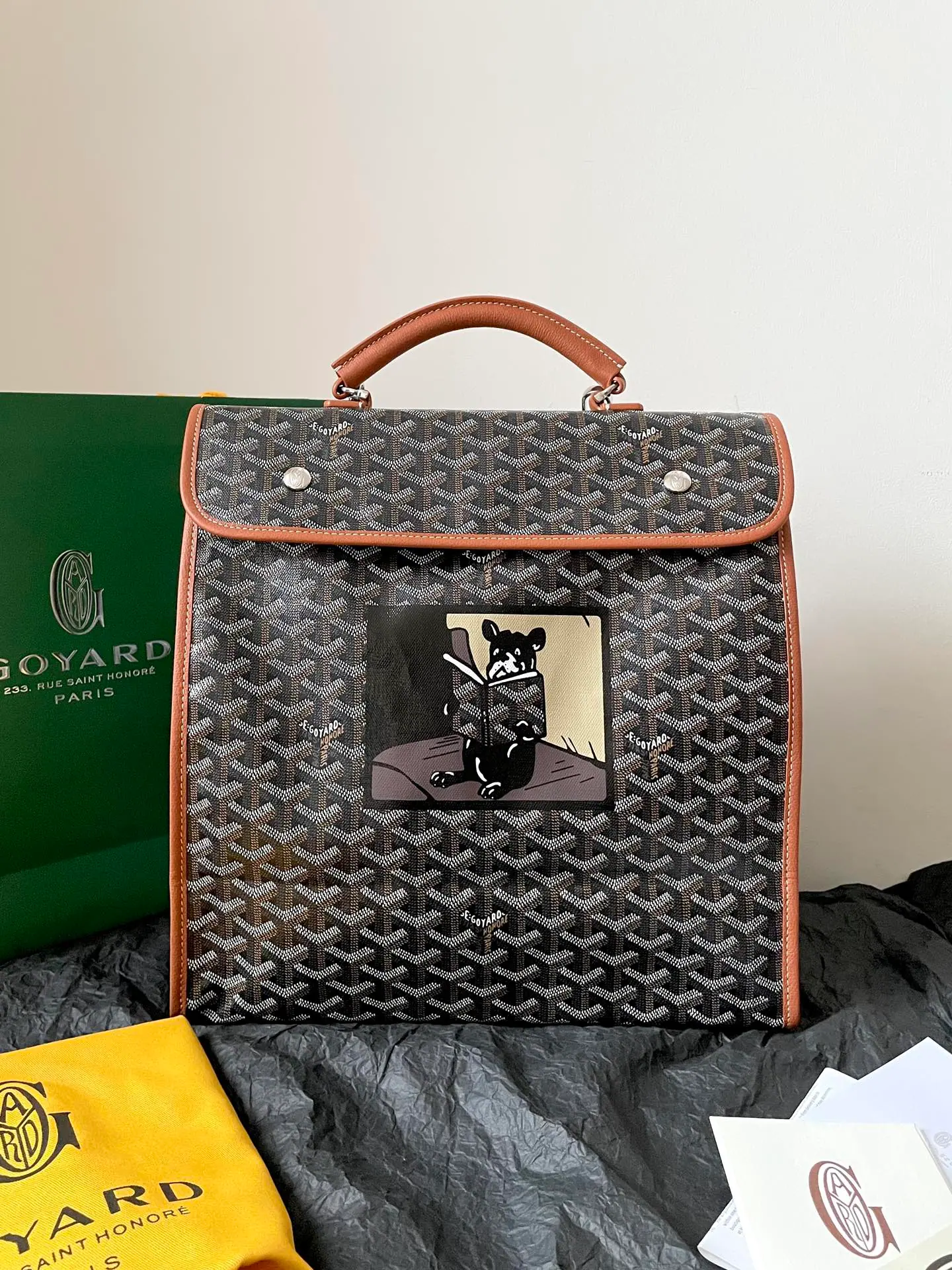 Goyard 背包 37×34×15cm
