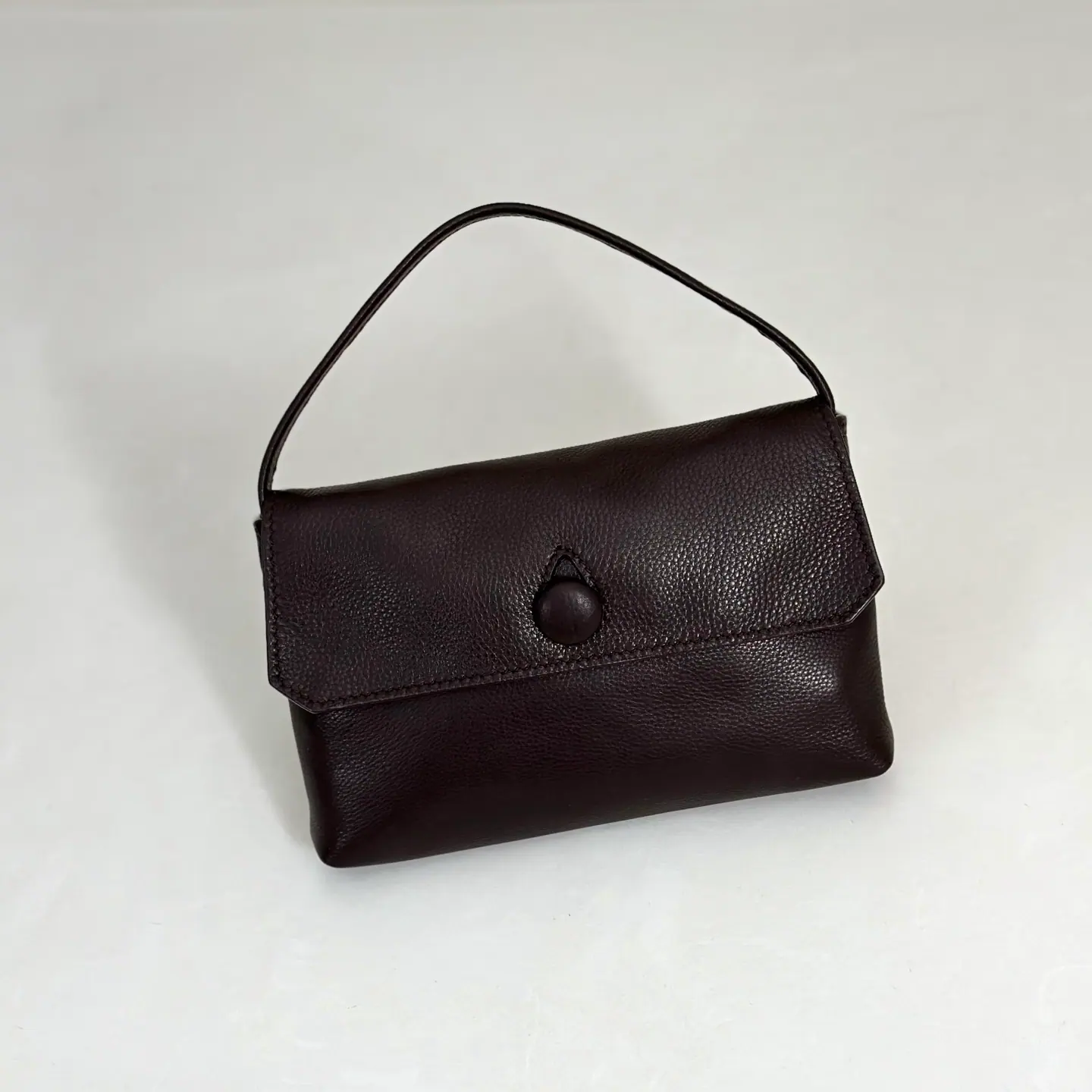 The Row Sally 包 皮革 深棕色 18X11X3cm