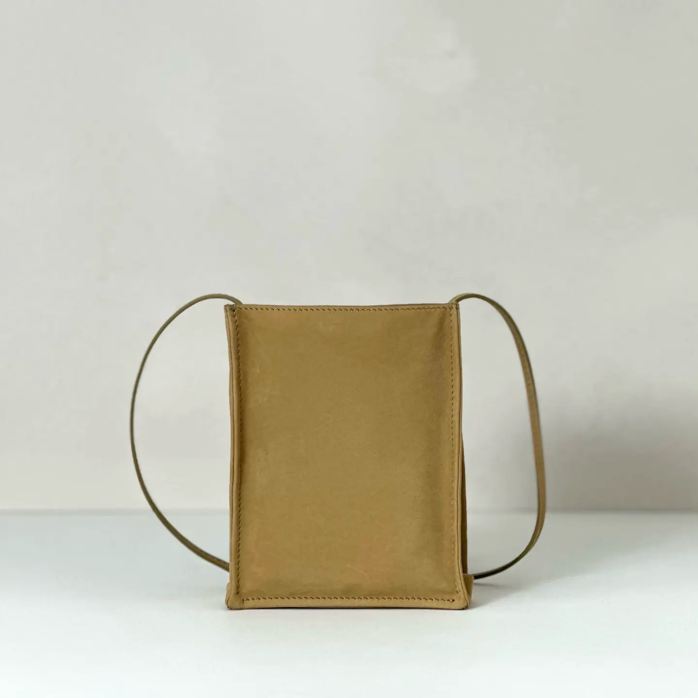 The Row 斜挎包 麂皮 14*7*5cm