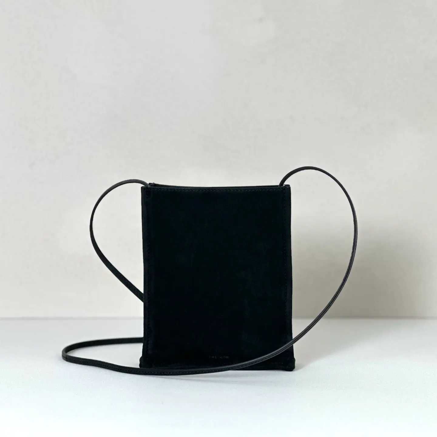 The Row 斜挎包 麂皮 14*7*5cm