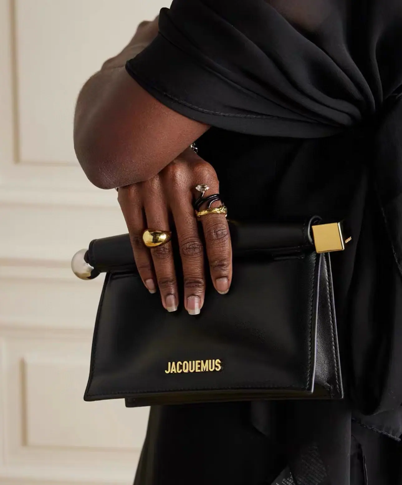 Jacquemus 小号 Rond Carré 手拿包 20×7×14cm