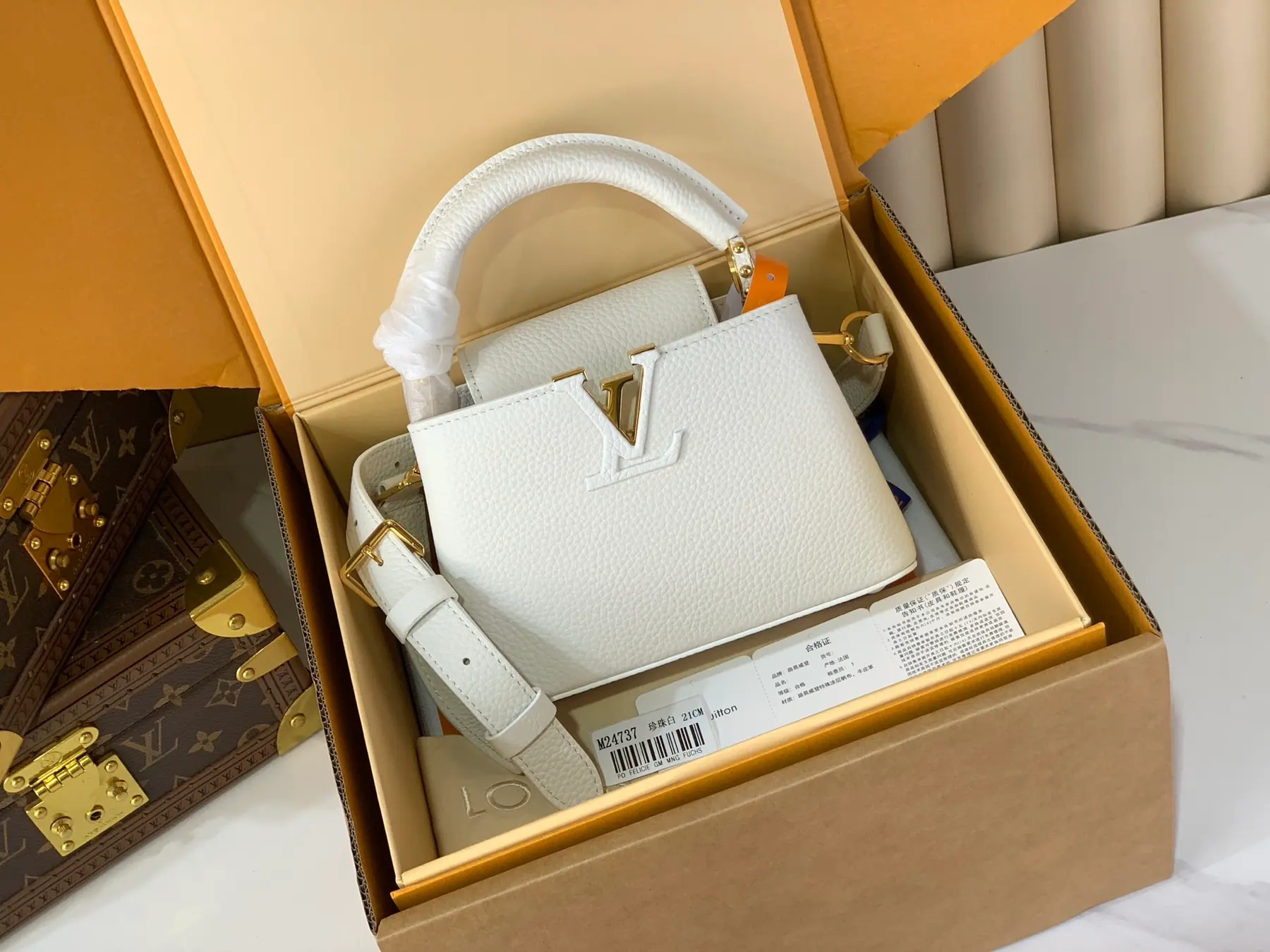M24737 Capucines Mini 21.0 x 14.0 x 8.0 cm