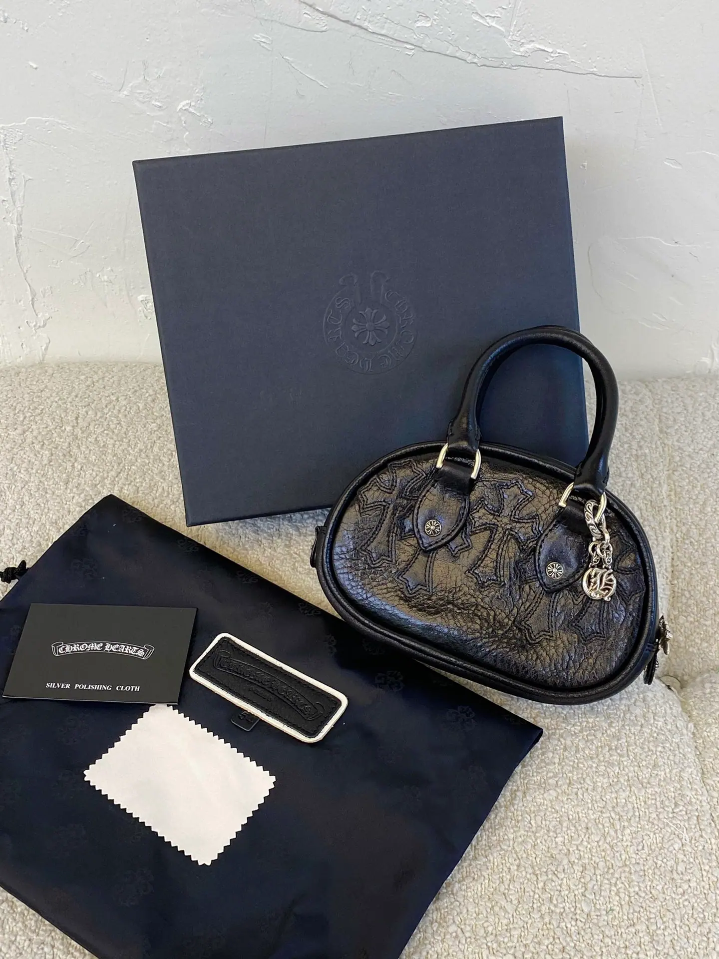 Chrome Hearts Cemetery Cross 小号健身包 20×22×8cm