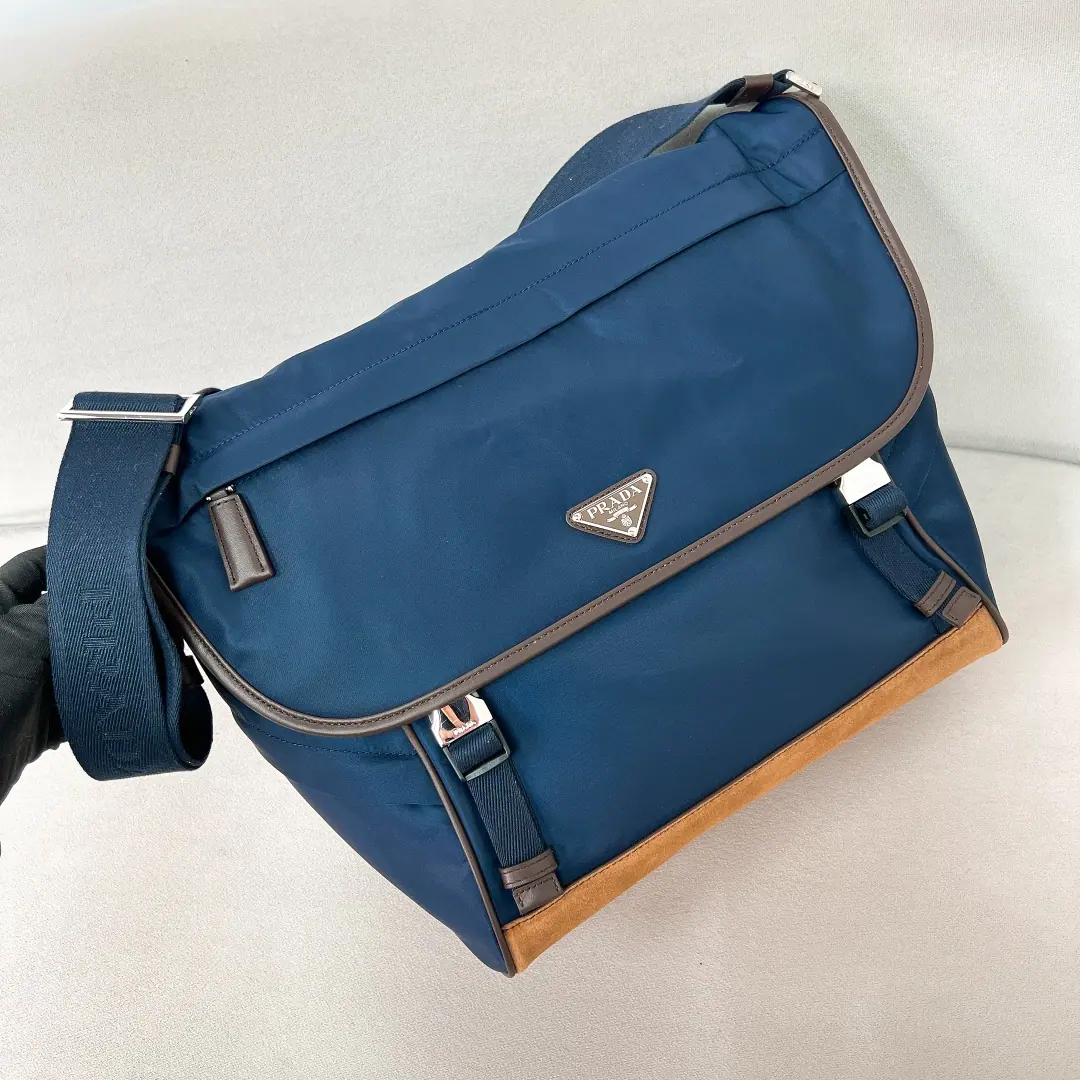 普拉达 2VD052｜大号邮差包 30x27.5x14.5cm