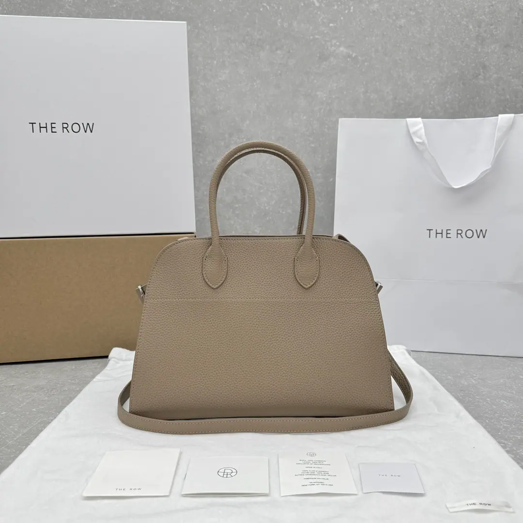THE ROW Margaux 12 皮革包 32X15x25cm