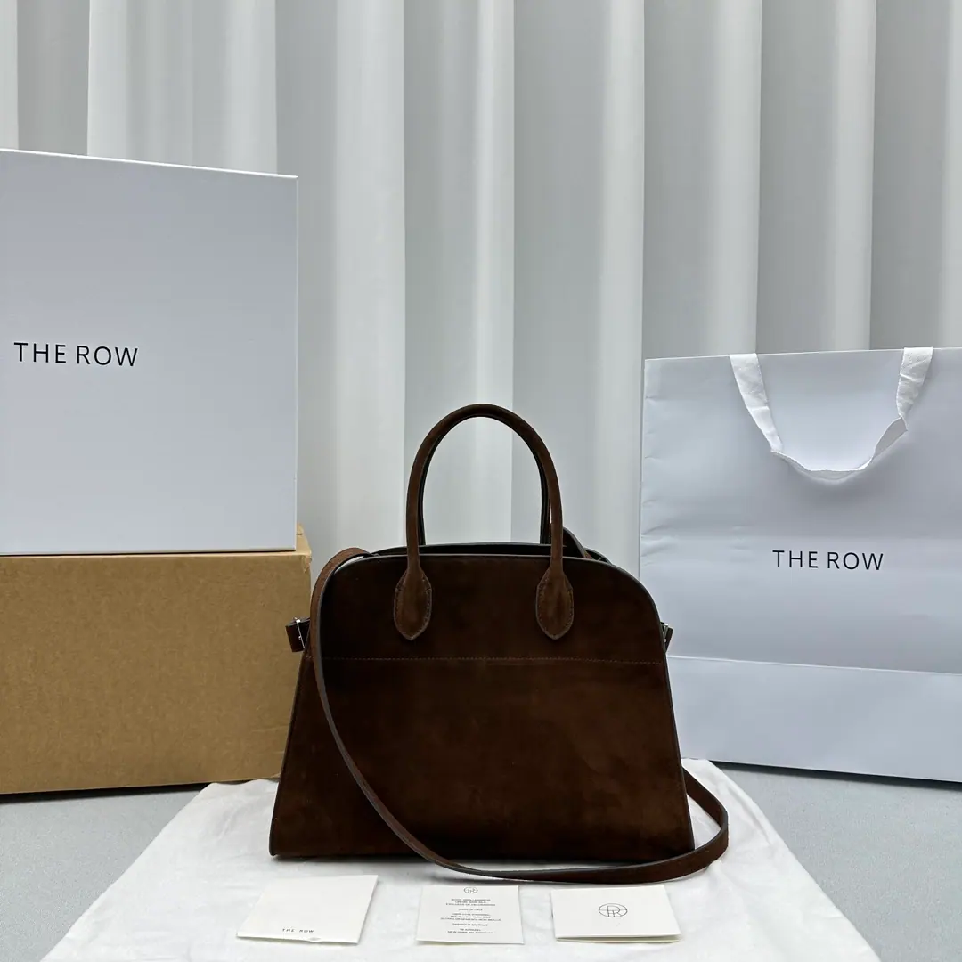 THE ROW Margaux 12 皮革包 32X15x25cm