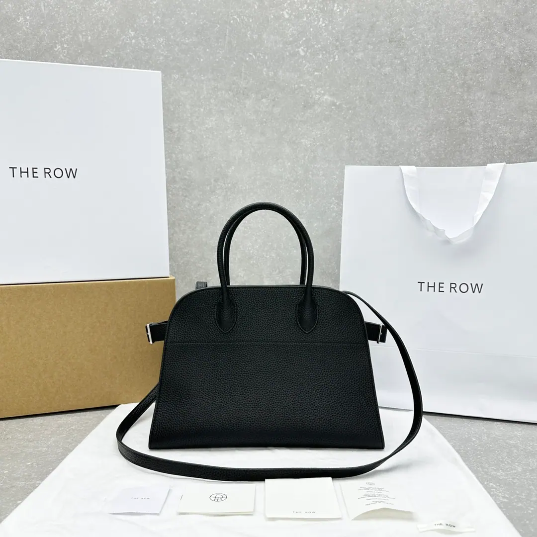THE ROW Margaux 12 皮革包 32X15x25cm