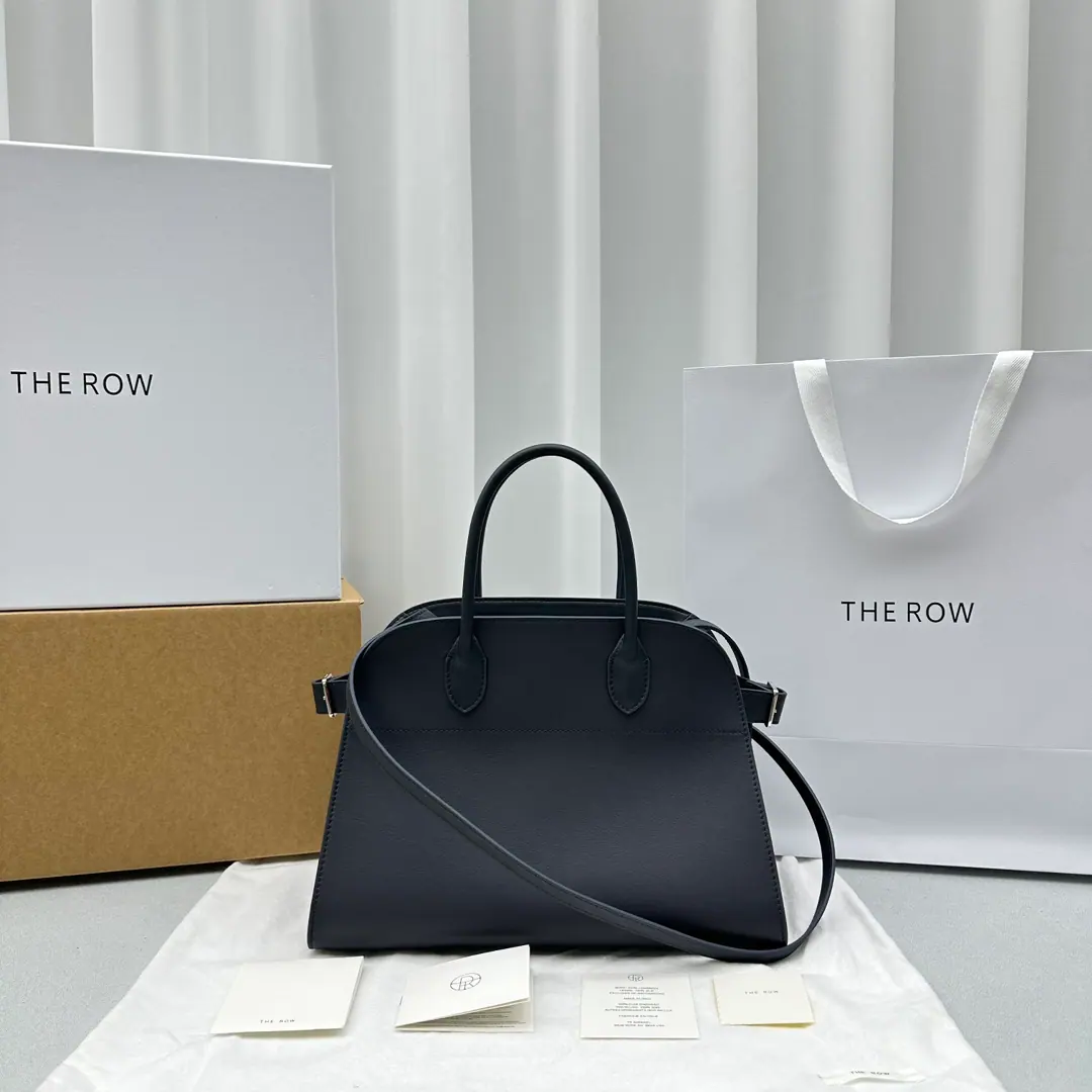 THE ROW Margaux 12 皮革包 32X15x25cm
