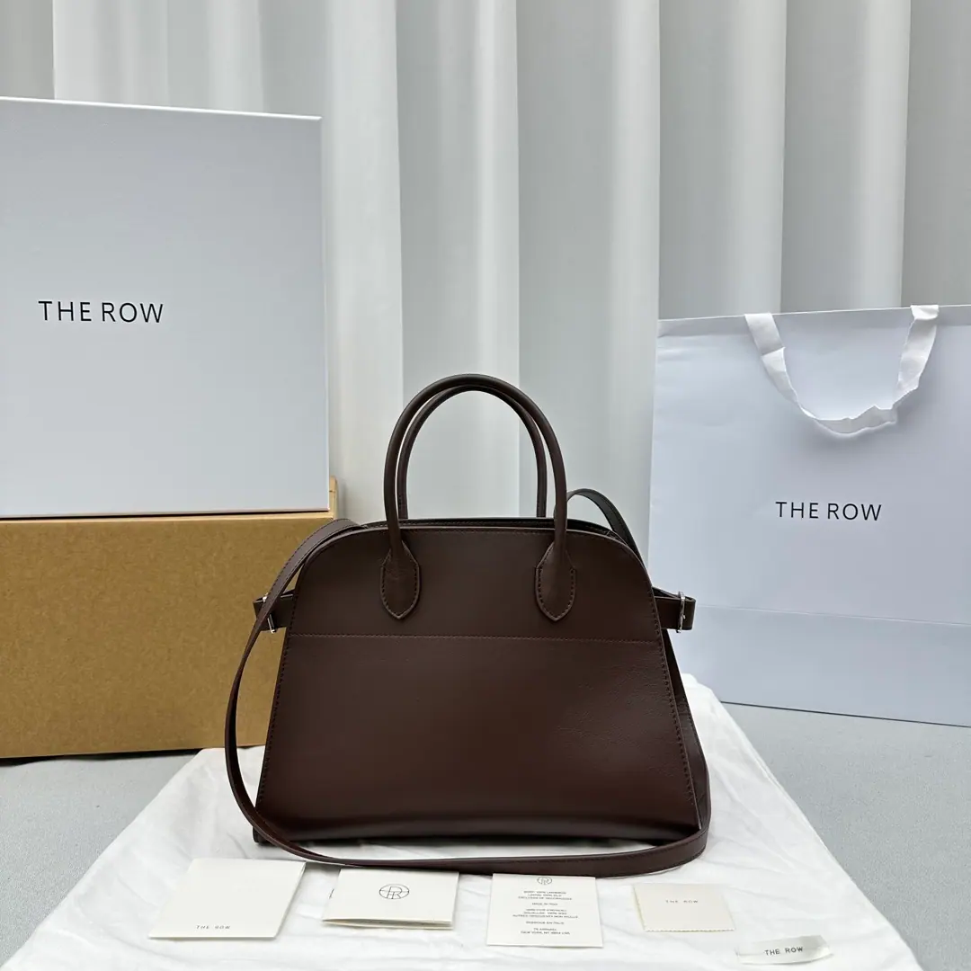 THE ROW Margaux 12 皮革包 32X15x25cm