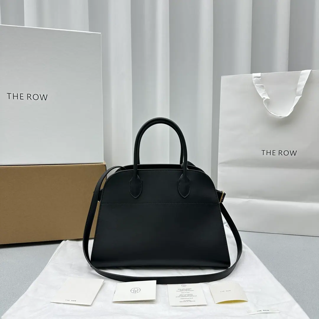 THE ROW Margaux 12 皮革包 32X15x25cm