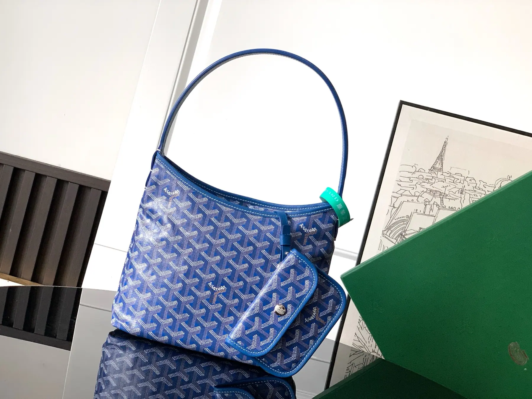 Goyard Mini Hobo 单肩包 25 cm x 11.5 cm x 22 cm
