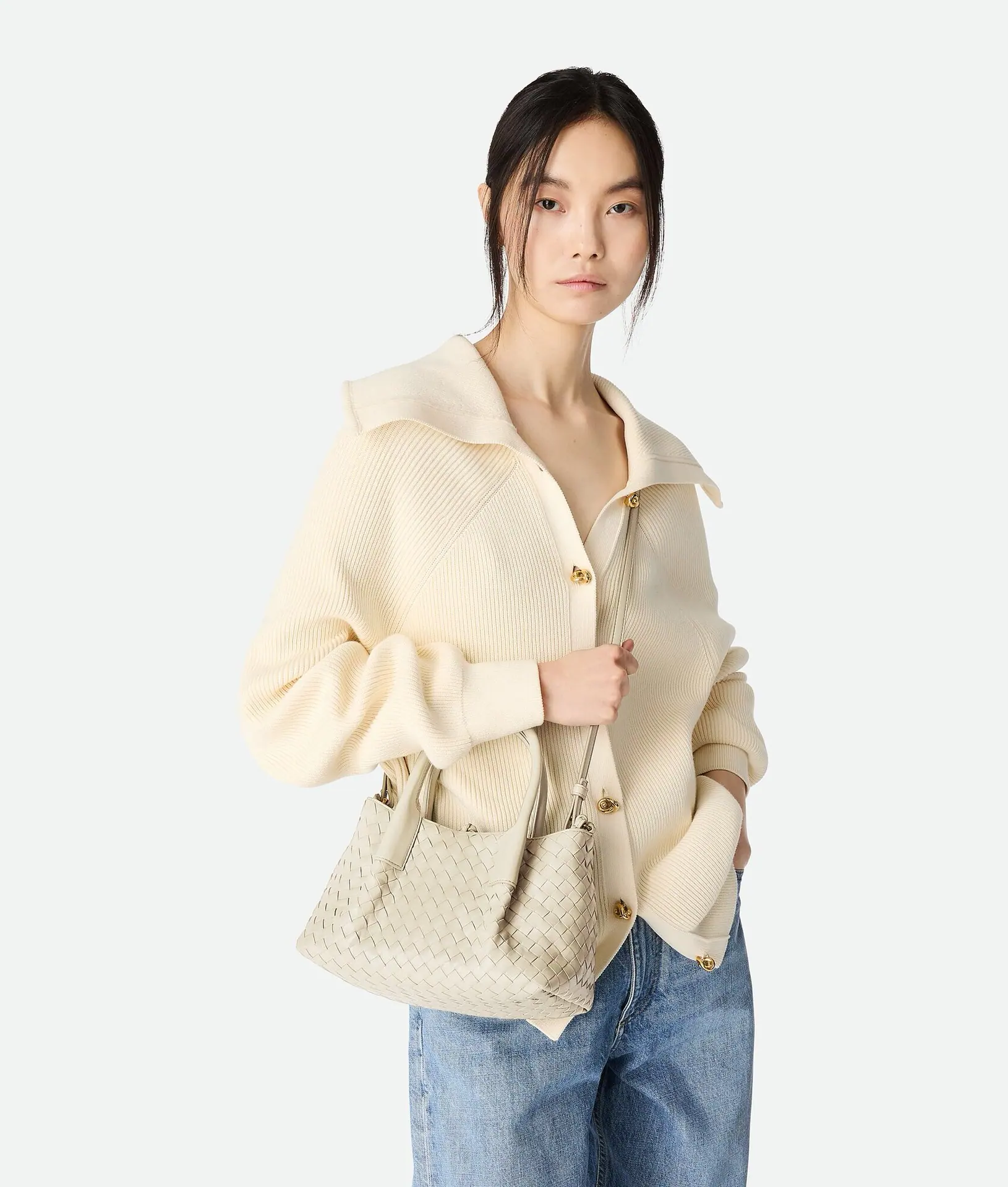 25FW Bottega Veneta 小号 Pinacoteca Fondant 835881 24*15*12CM