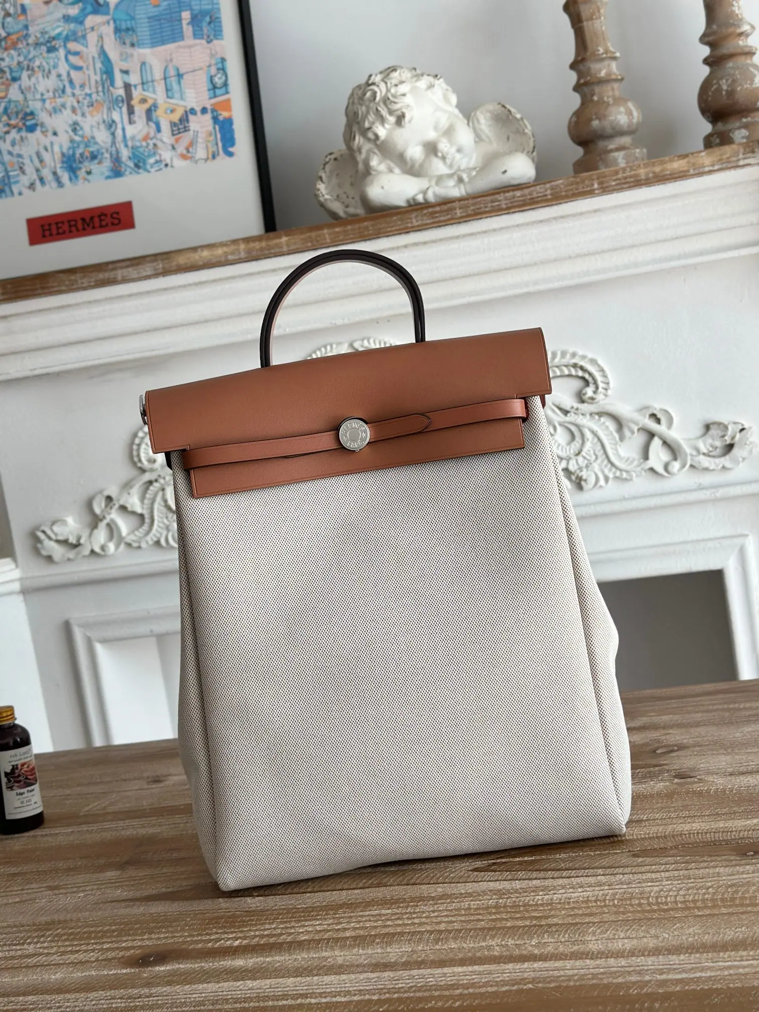 爱马仕 Herbag 背包 30*35*12 cm