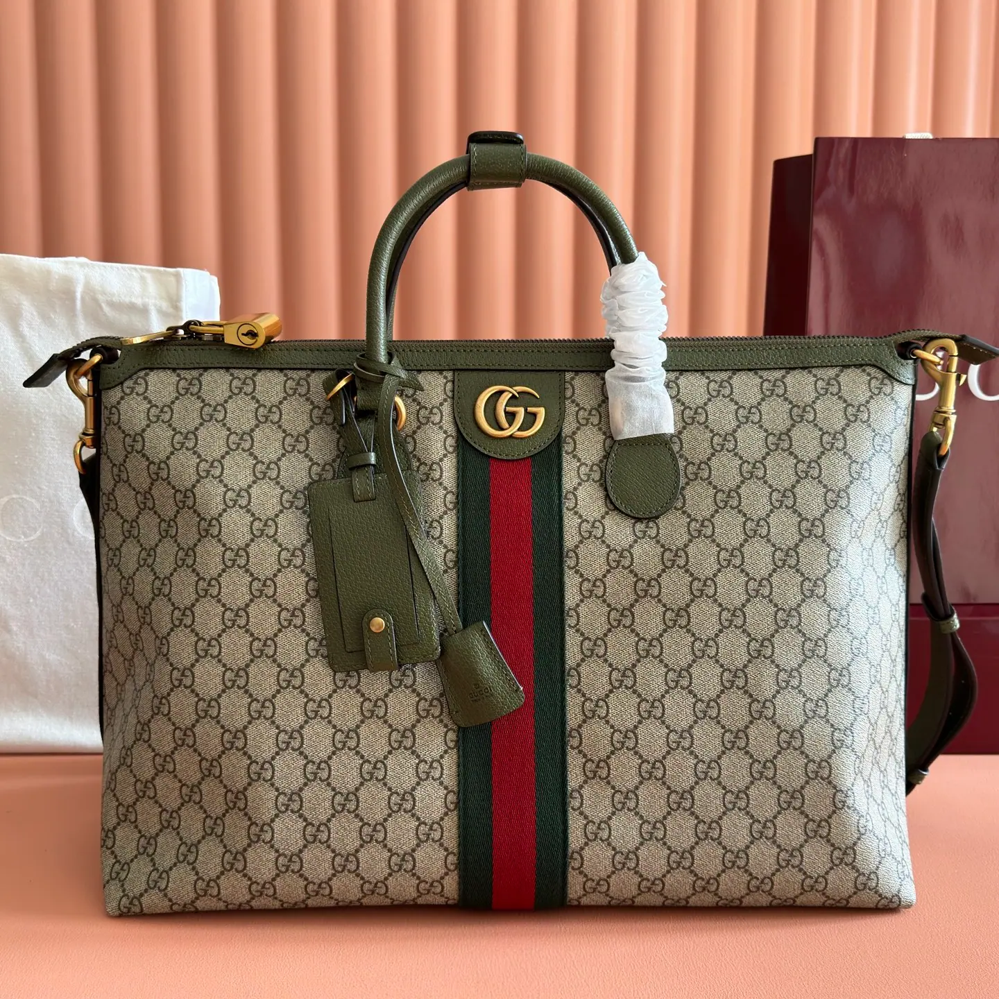 古驰男士 Savoy 中号旅行袋 834469 48cm