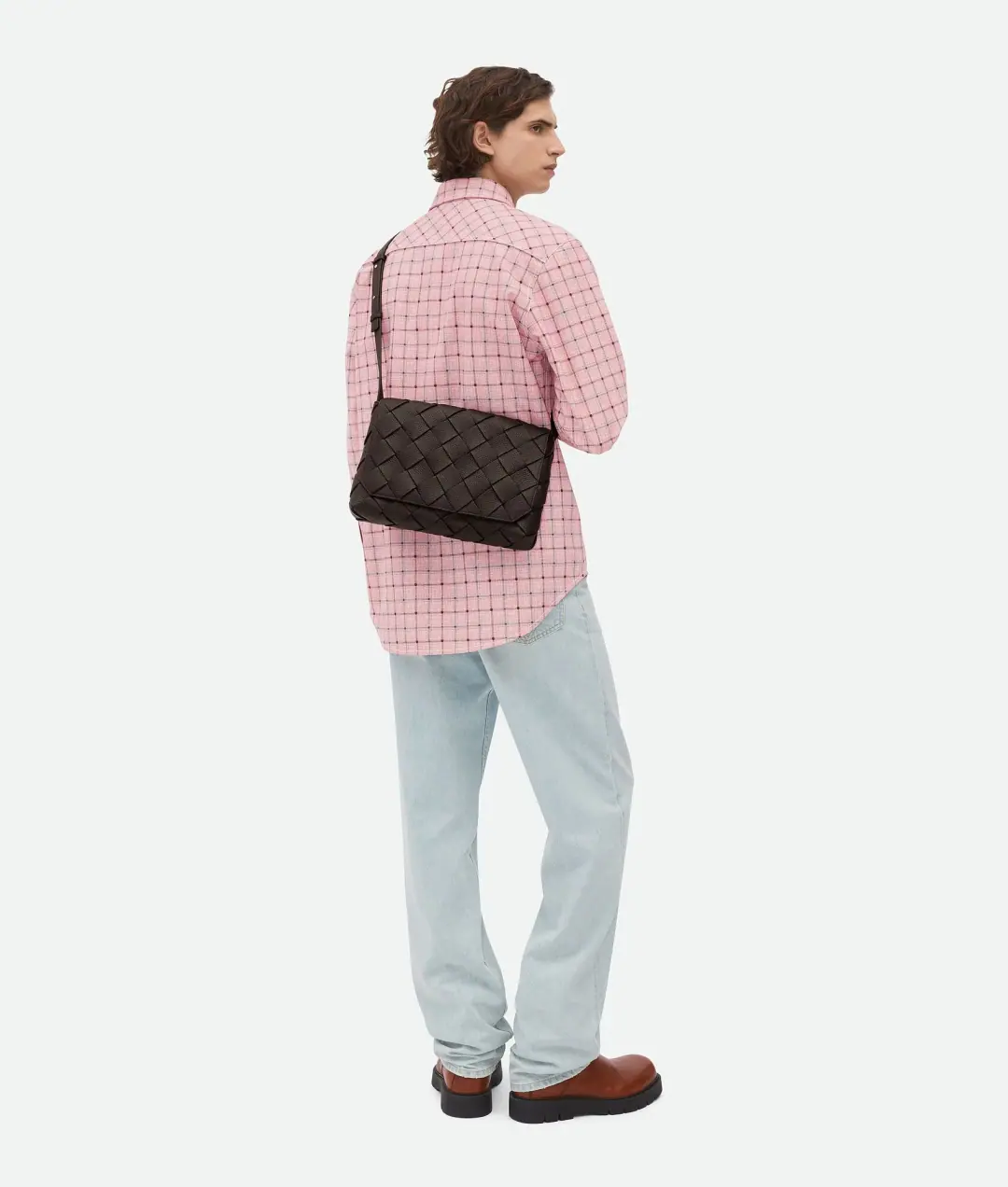 25SS Bottega Veneta M 大号 Diago 斜挎信使包 815796 32*21.5*5cm