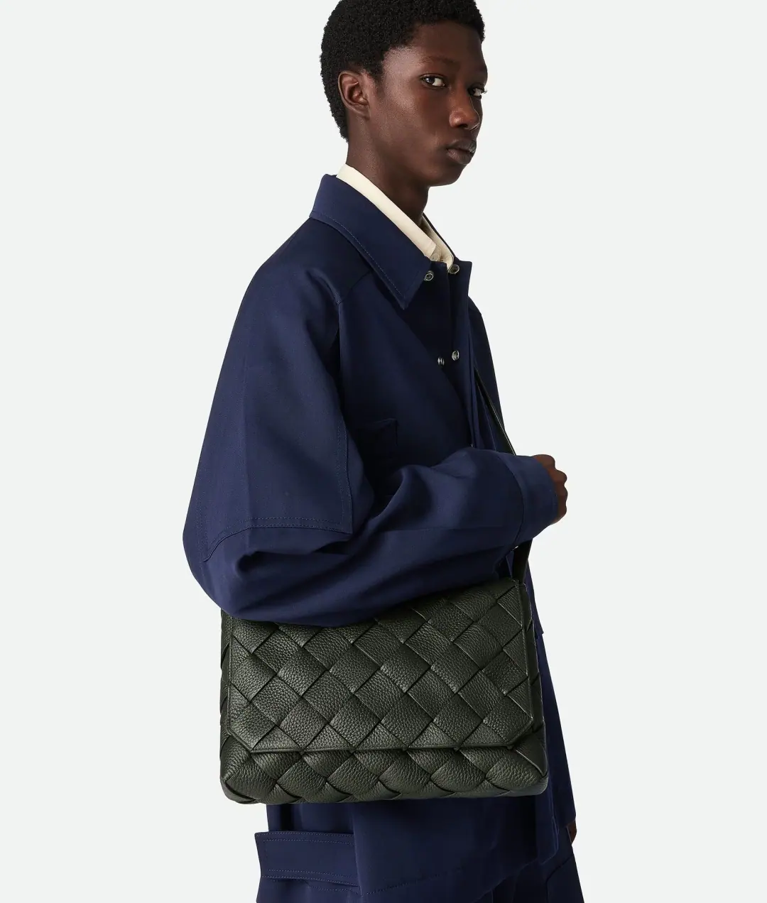 25SS Bottega Veneta M 大号 Diago 斜挎邮差包 815796 32*21.5*5cm