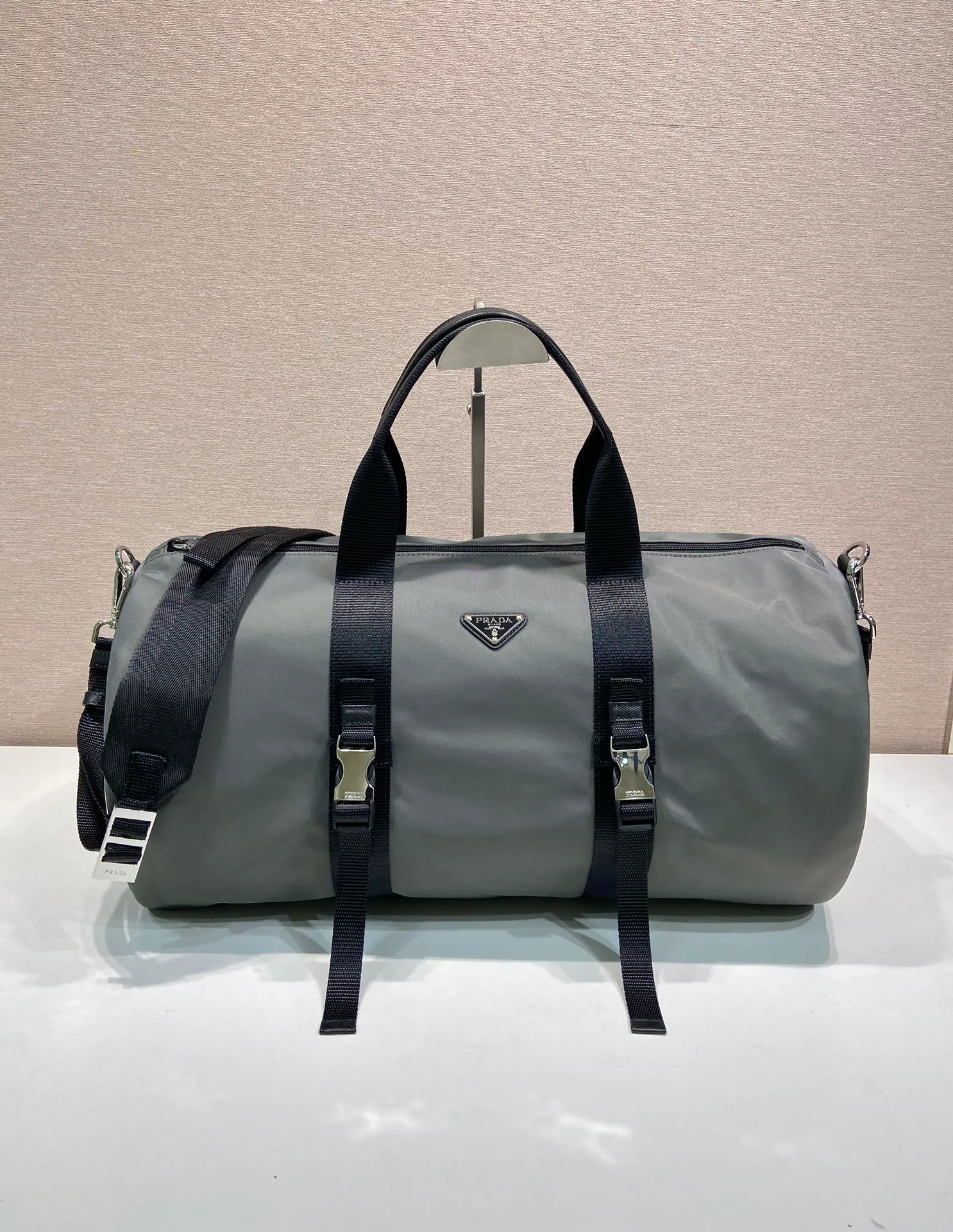 普拉达 SS25 男士 Saffiano 托特包 2VC015 50x27x27cm