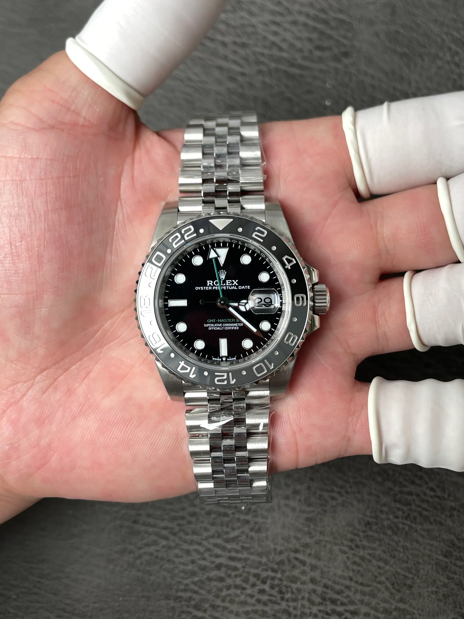 Rich l 40mm l 3285机芯｜劳力士 GMT-Master II 126710GRNR 自由摆轮