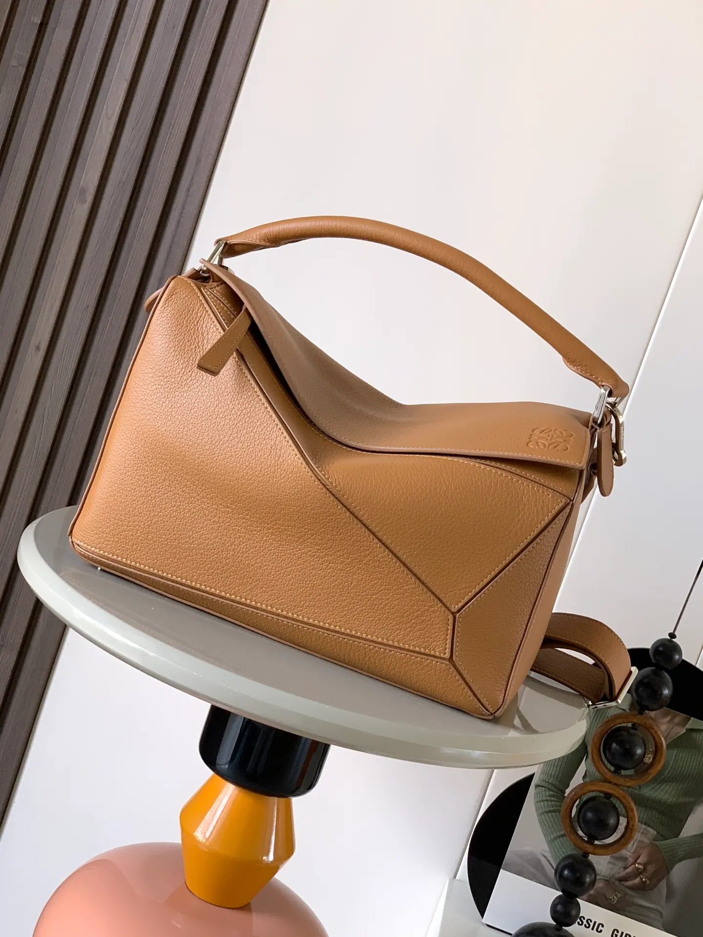 Loewe Puzzle 大号皮革单肩包 32.5*14.5*23.5cm