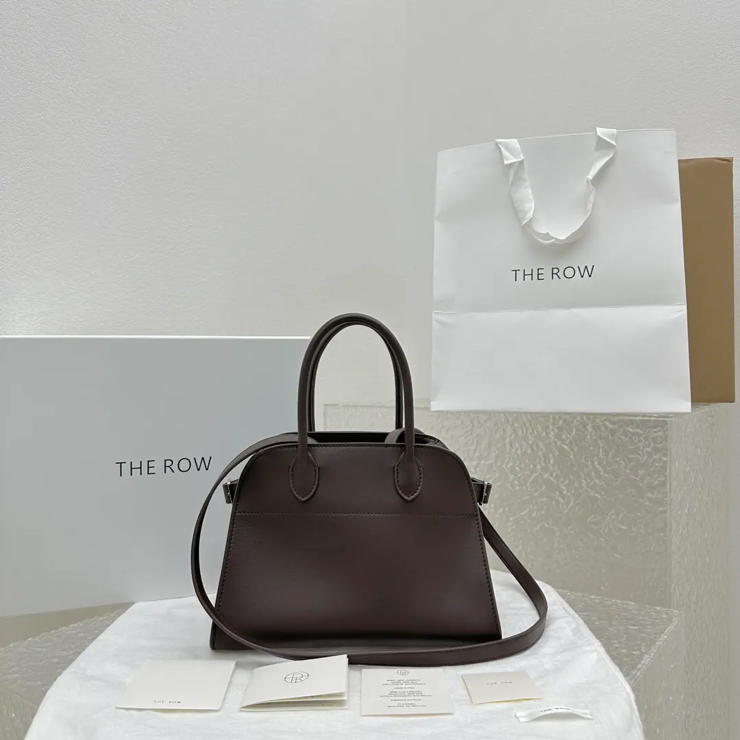 THE ROW Margaux 10 皮革包 26x17.5x21cm