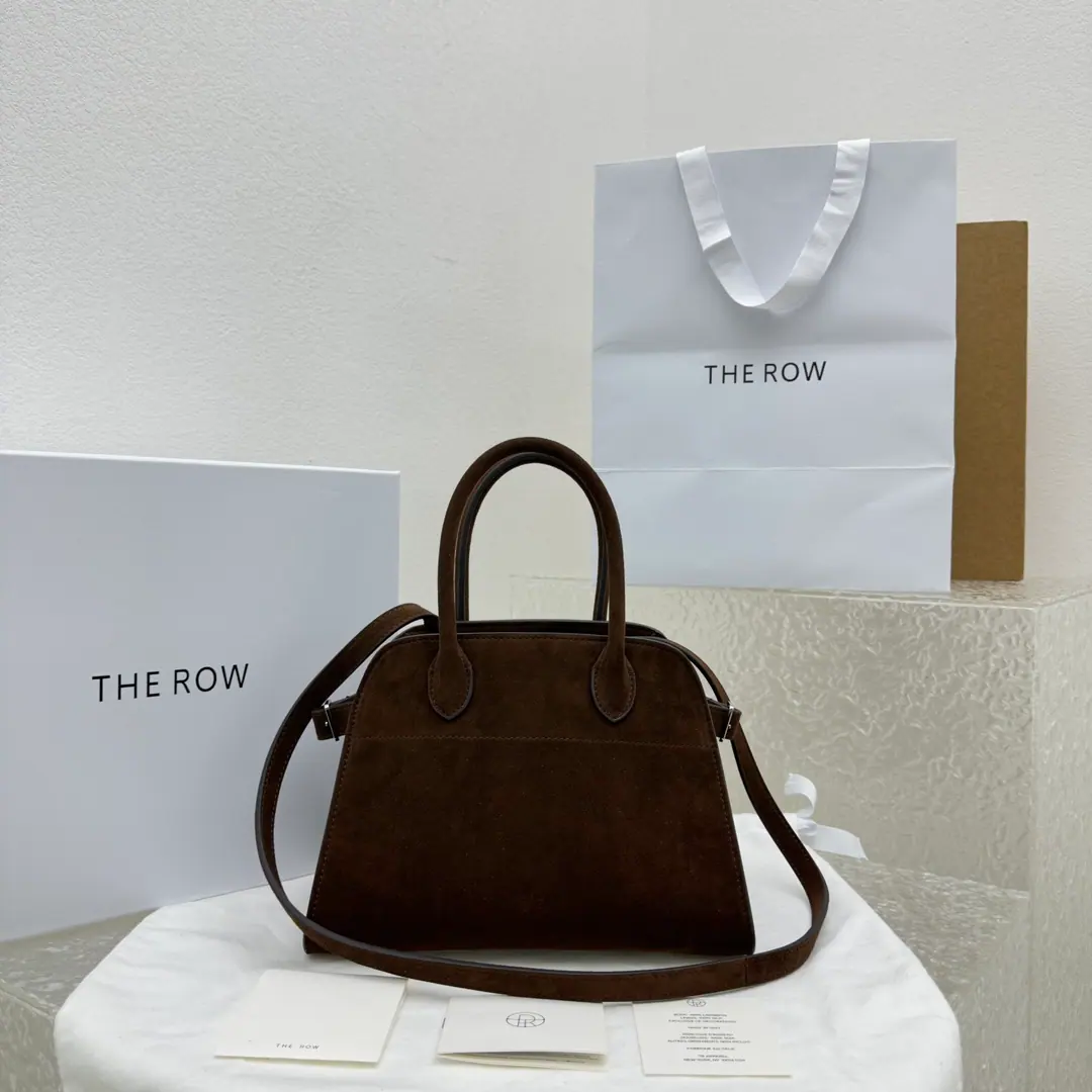 THE ROW Margaux 10 皮革包 26x17.5x21cm