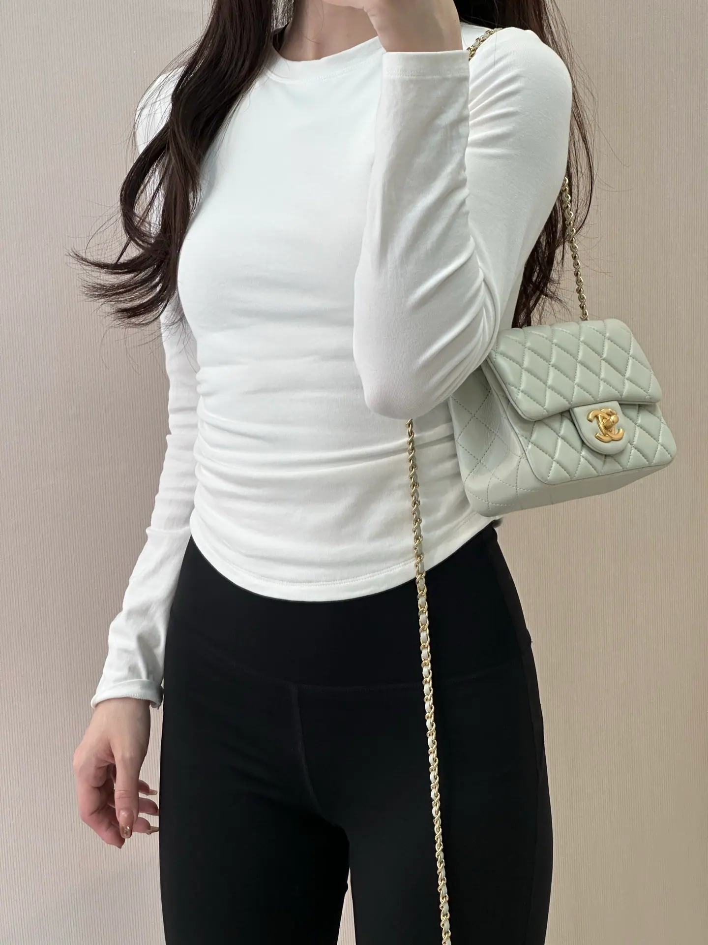 ƆC Mini Flap Bag AS5758 13.5/17/8cm