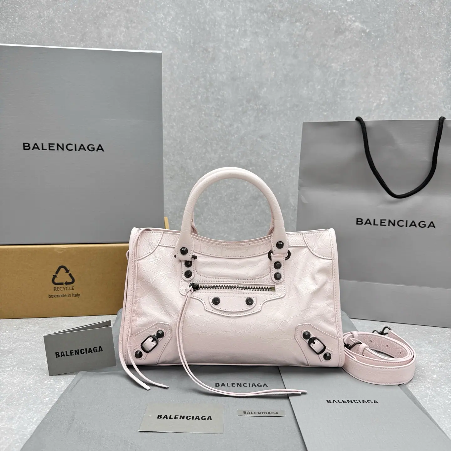Balenciaga Le City 小号皮革托特包 30 x 19 x 10 cm