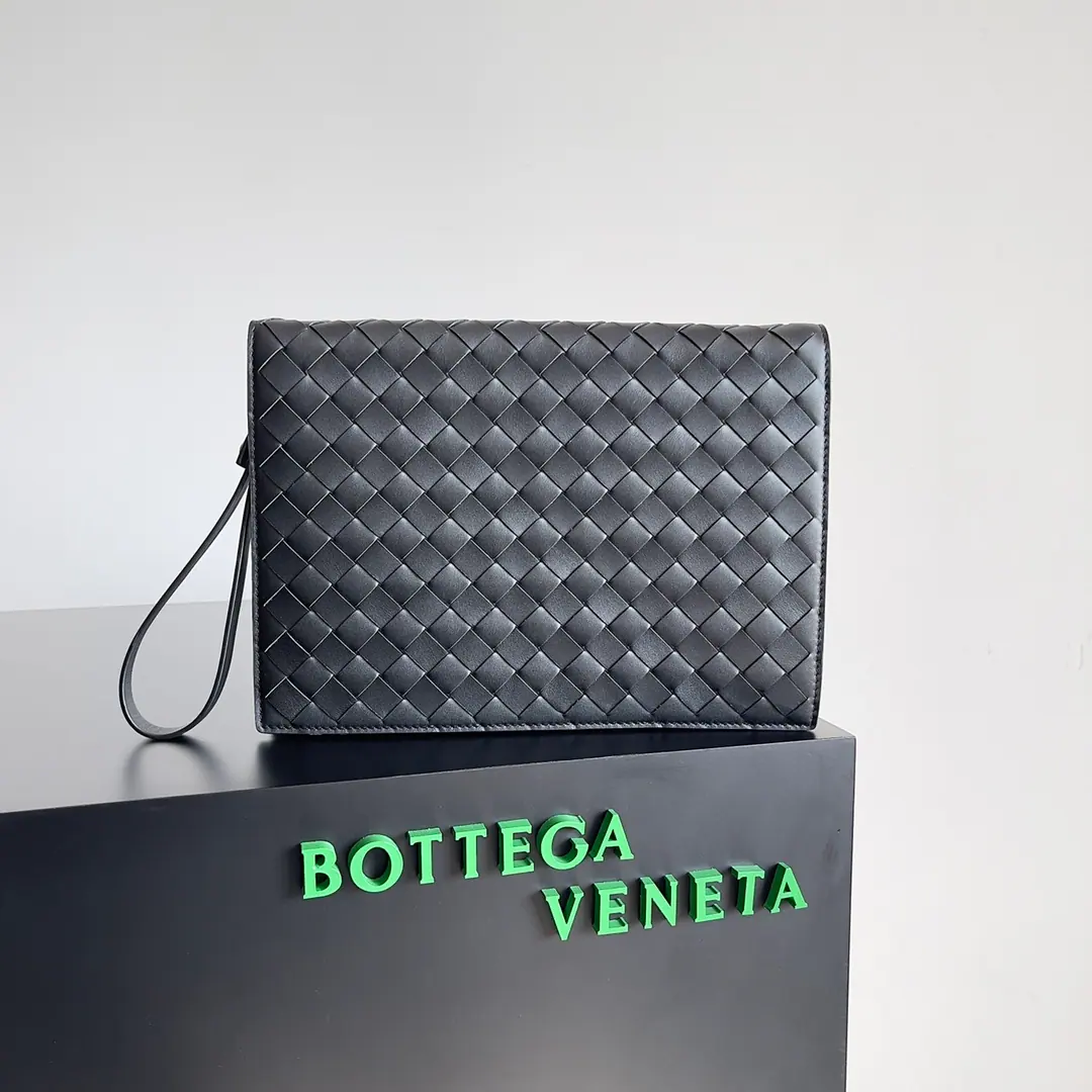 Bottega Veneta Intrecciato 男士手拿包 693675 27.5*20*2