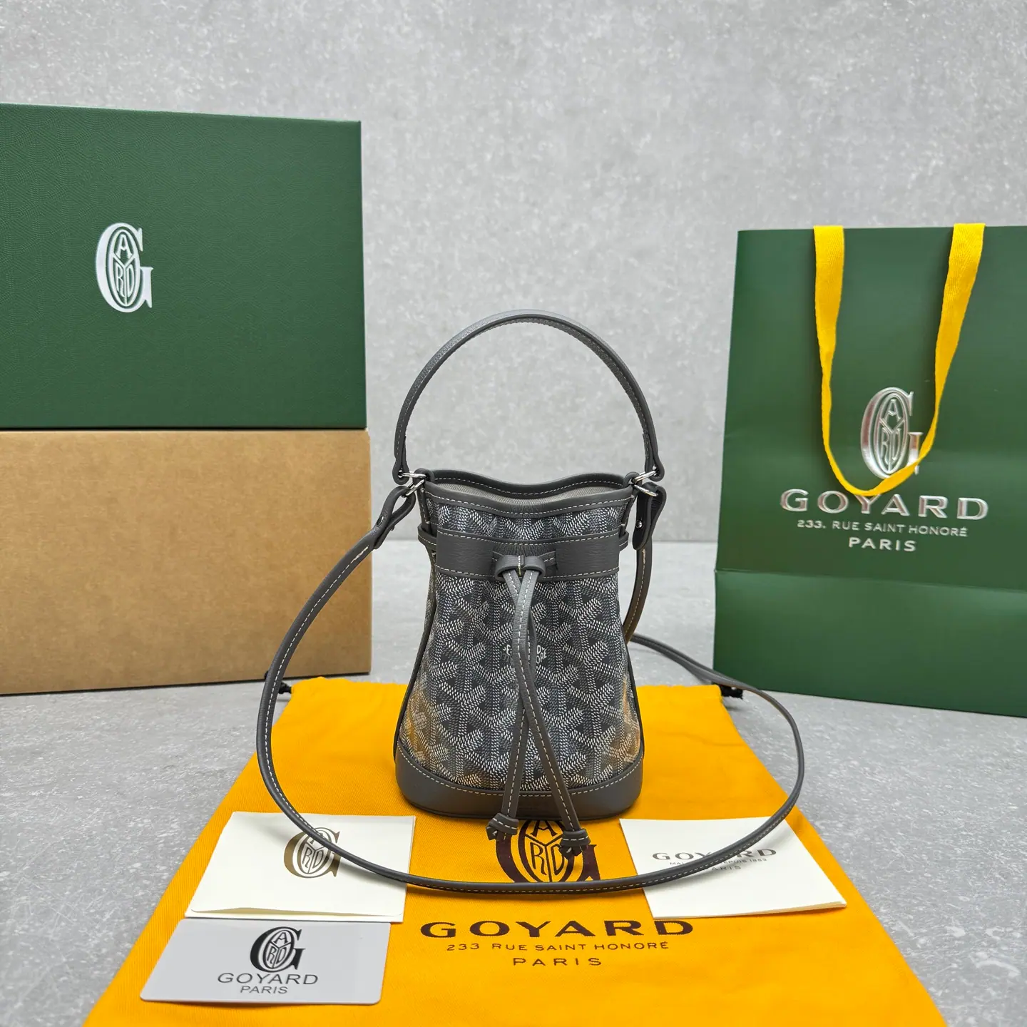 Goyard 女士包 Petite Flot 水桶包 迷你 PEFLOTMINTY 12×10×24cm