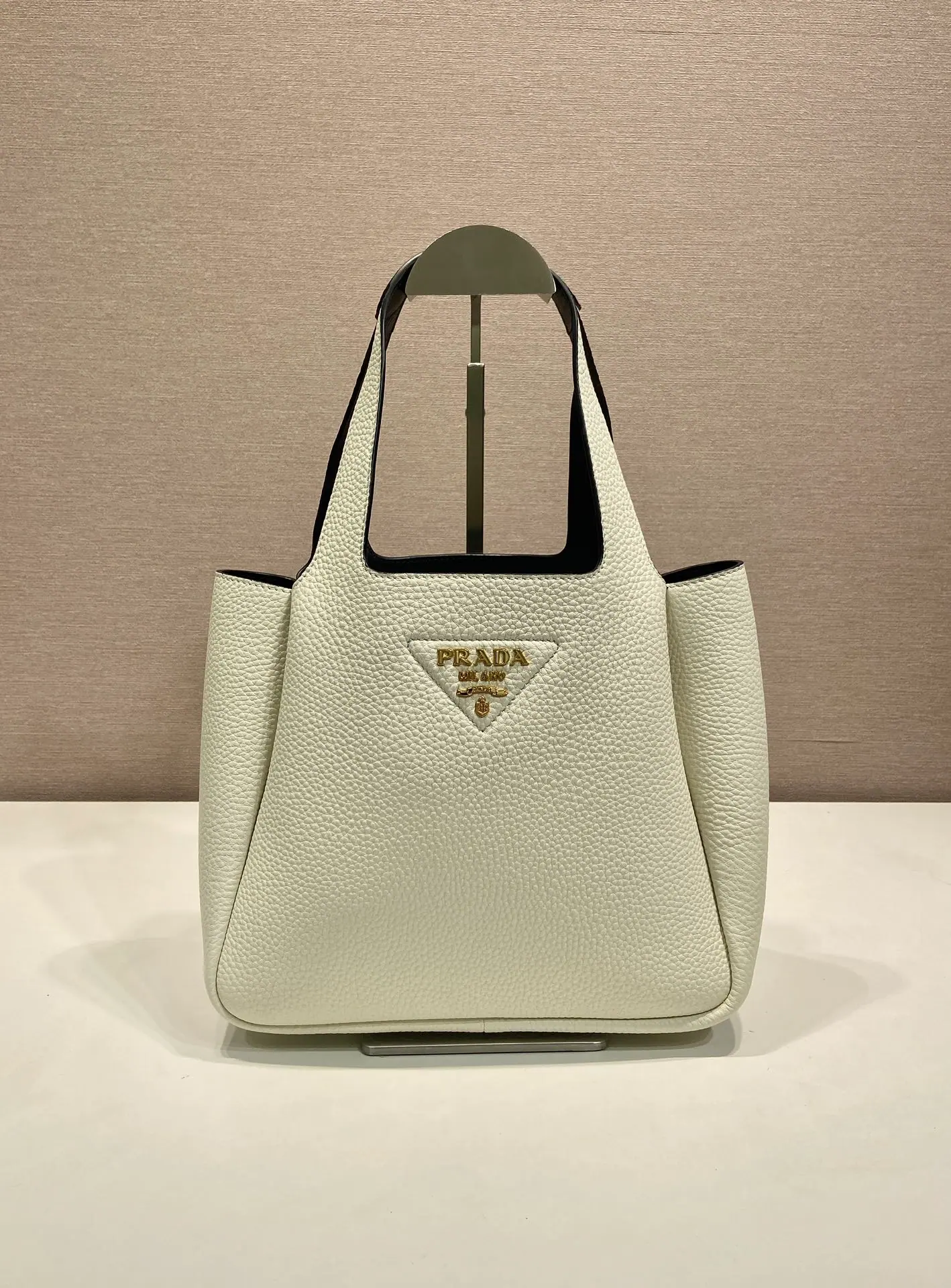 普拉达 Vitello 皮革托特包 1BG335 25x21.5x14cm