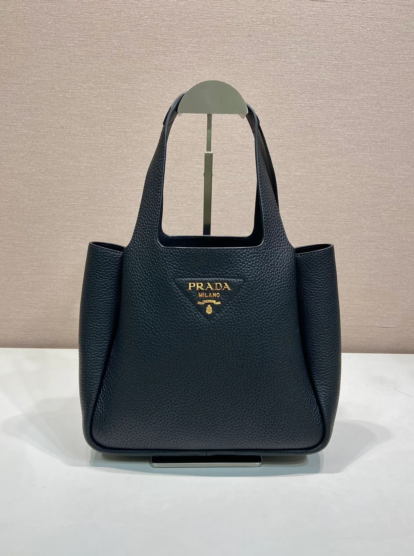 普拉达 Vitello 皮革托特包 1BG335 25x21.5x14cm