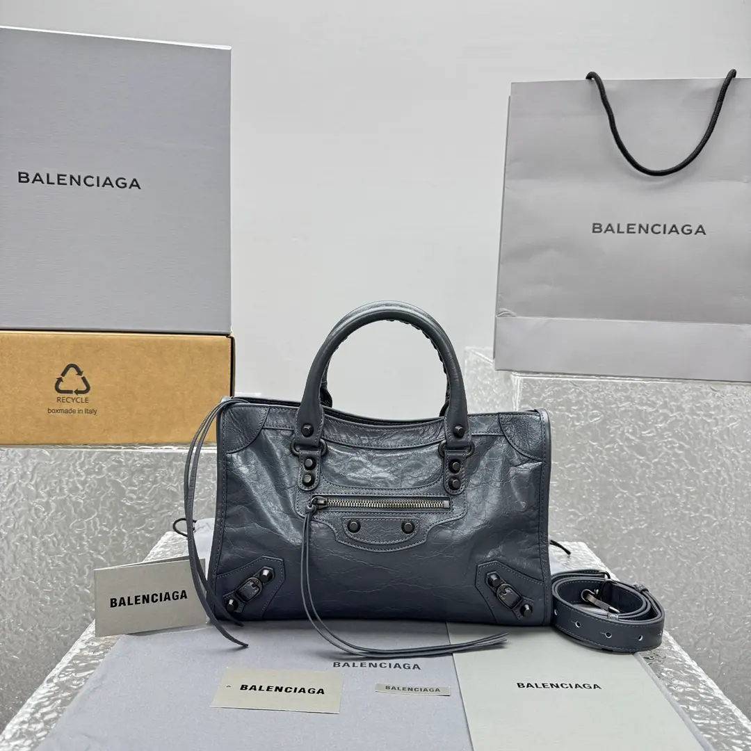 Balenciaga Le City 小号皮革托特包 30x19x10cm