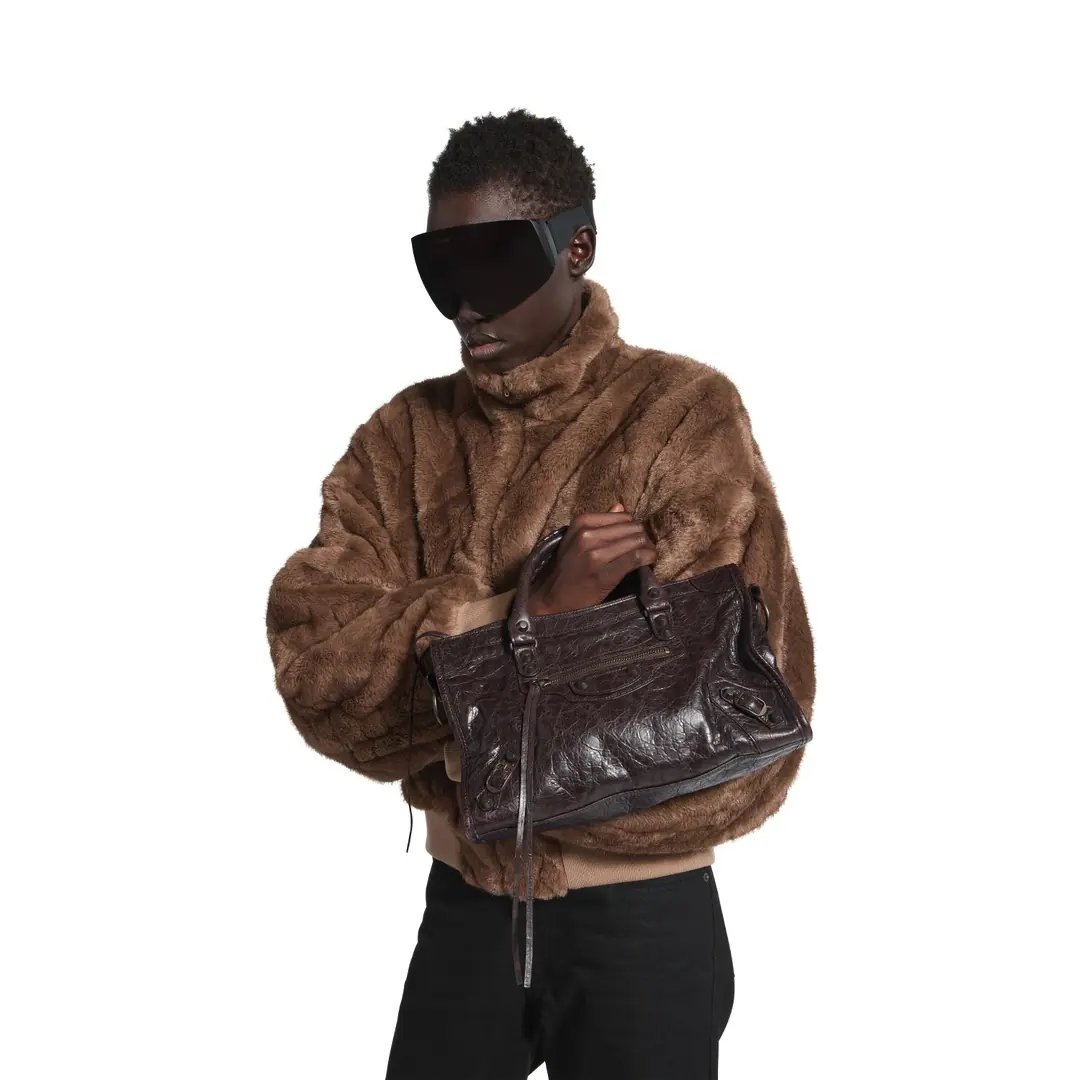Balenciaga Le City 小号皮革托特包 30x19x10cm