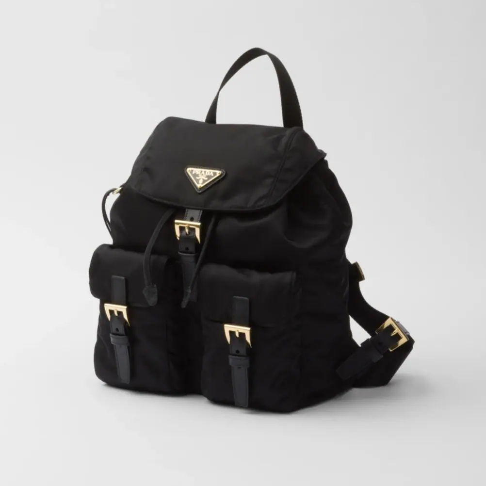 普拉达 小号 Re-nylon 双肩背包 1BZ677 28*23.5*12cm