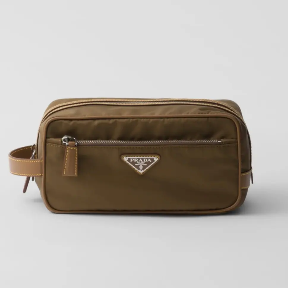 普拉达 Re-Nylon Saffiano 收纳包 2NA819 22*12.5*11cm
