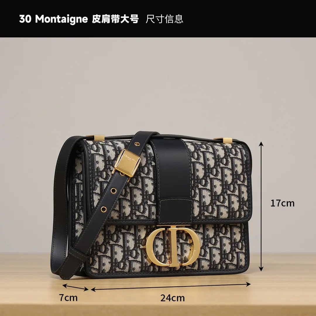 迪奥 30 Montaigne 包 M9203UTZQ_M928 25 x 16.5 x 8cm