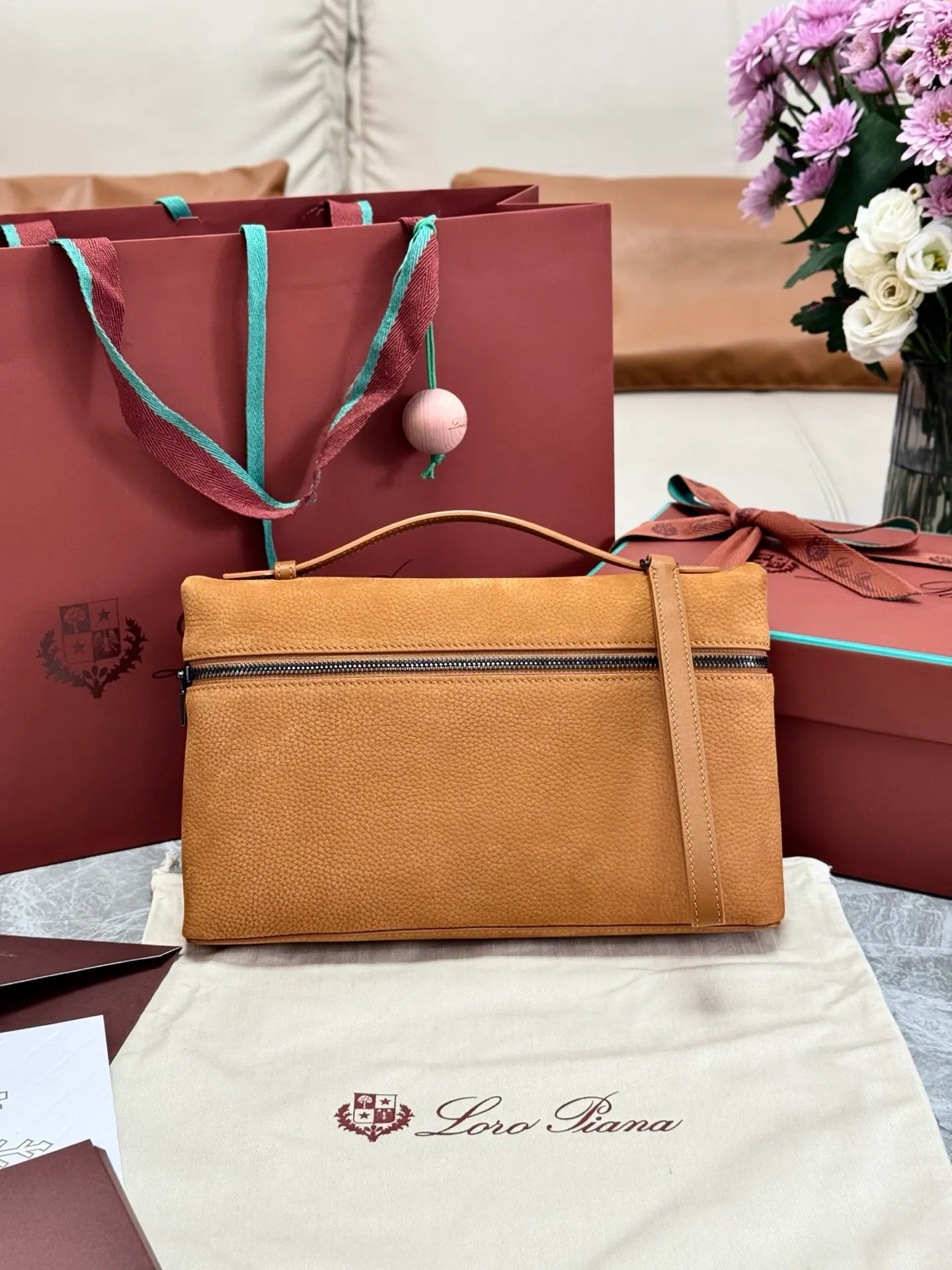 Loro Piana Extra 男士手拿包 29*17*5