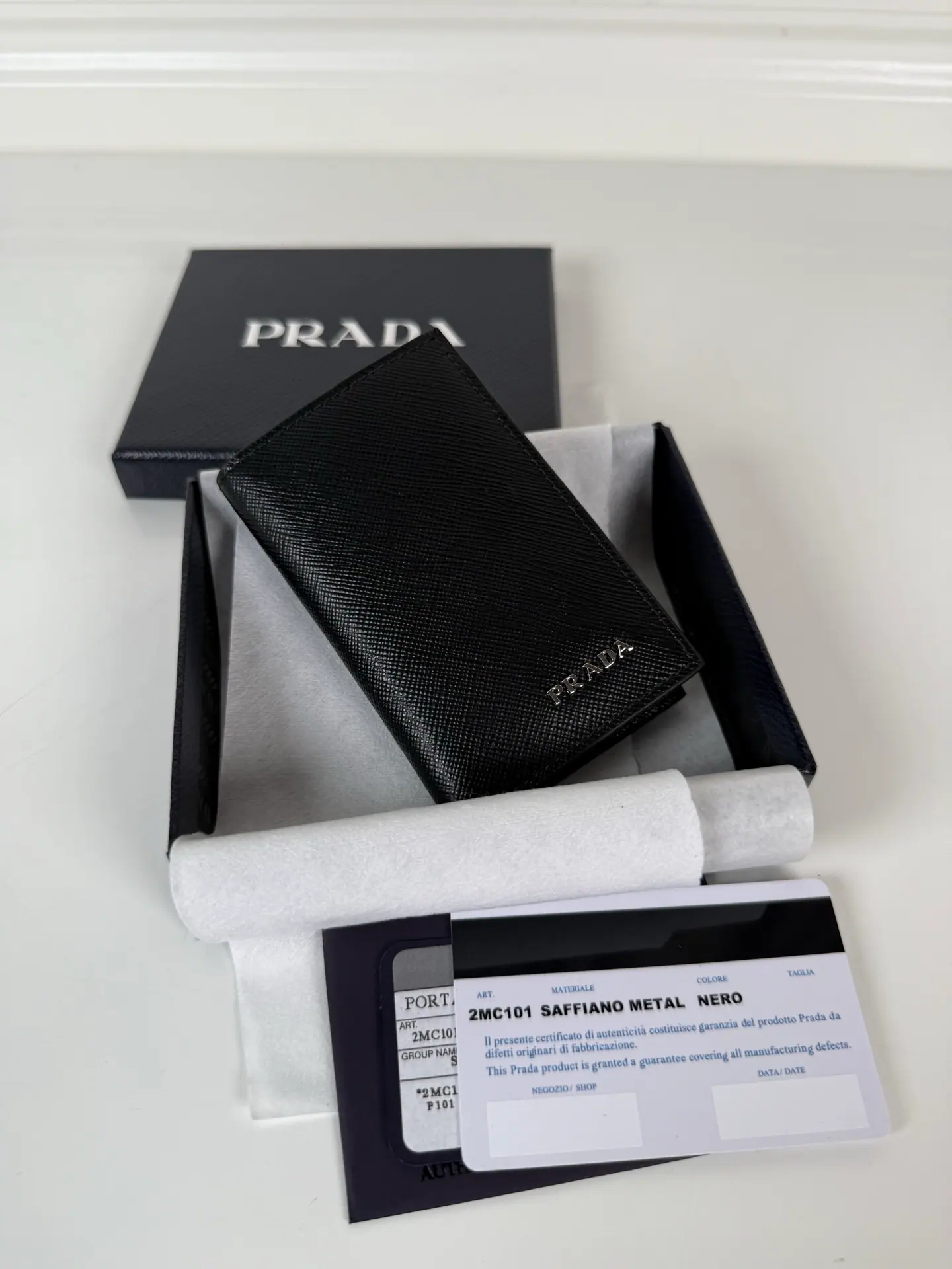 Prada Safiano 皮革卡片夹 2MC101 11X7cm