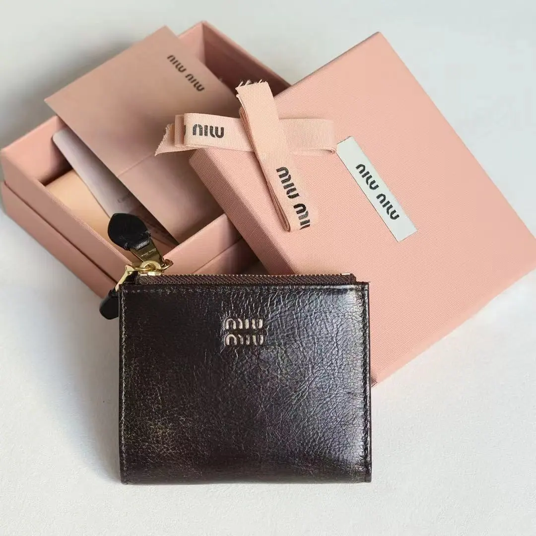 Miu Miu 小号纳帕皮革钱包 Briarwood