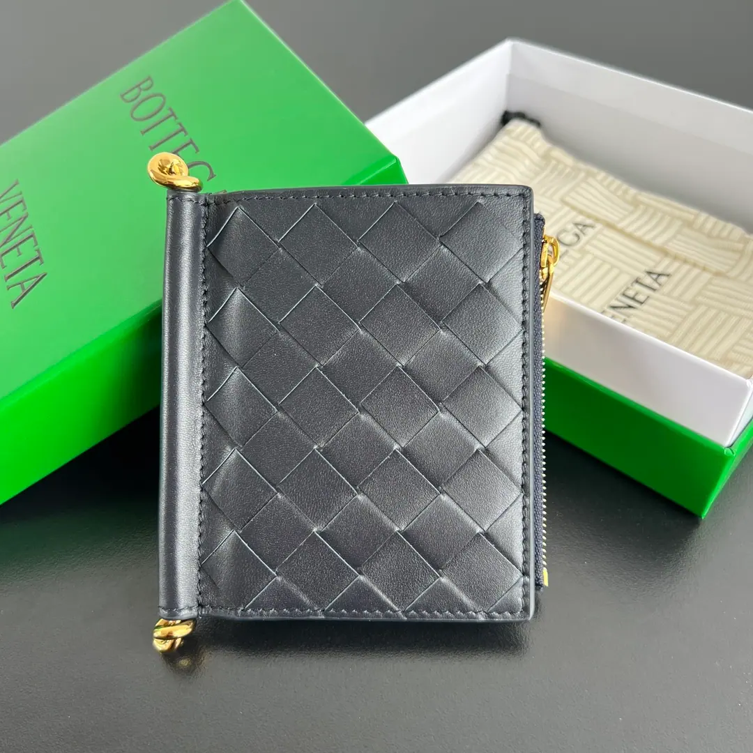 Bottega Veneta Solstice 小号双折钱包 米白色 788055