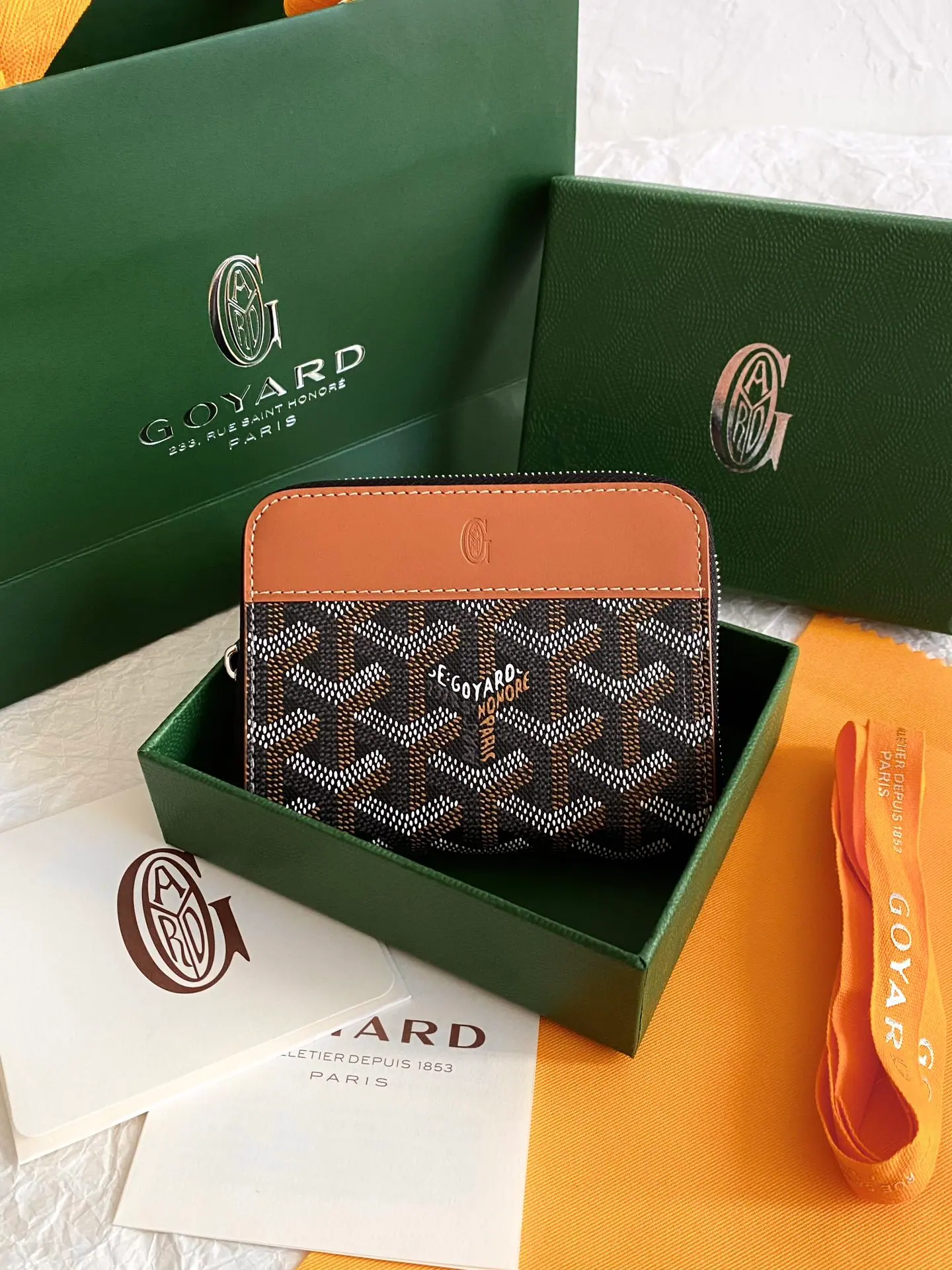 Goyard Matignon 迷你钱包 绿色