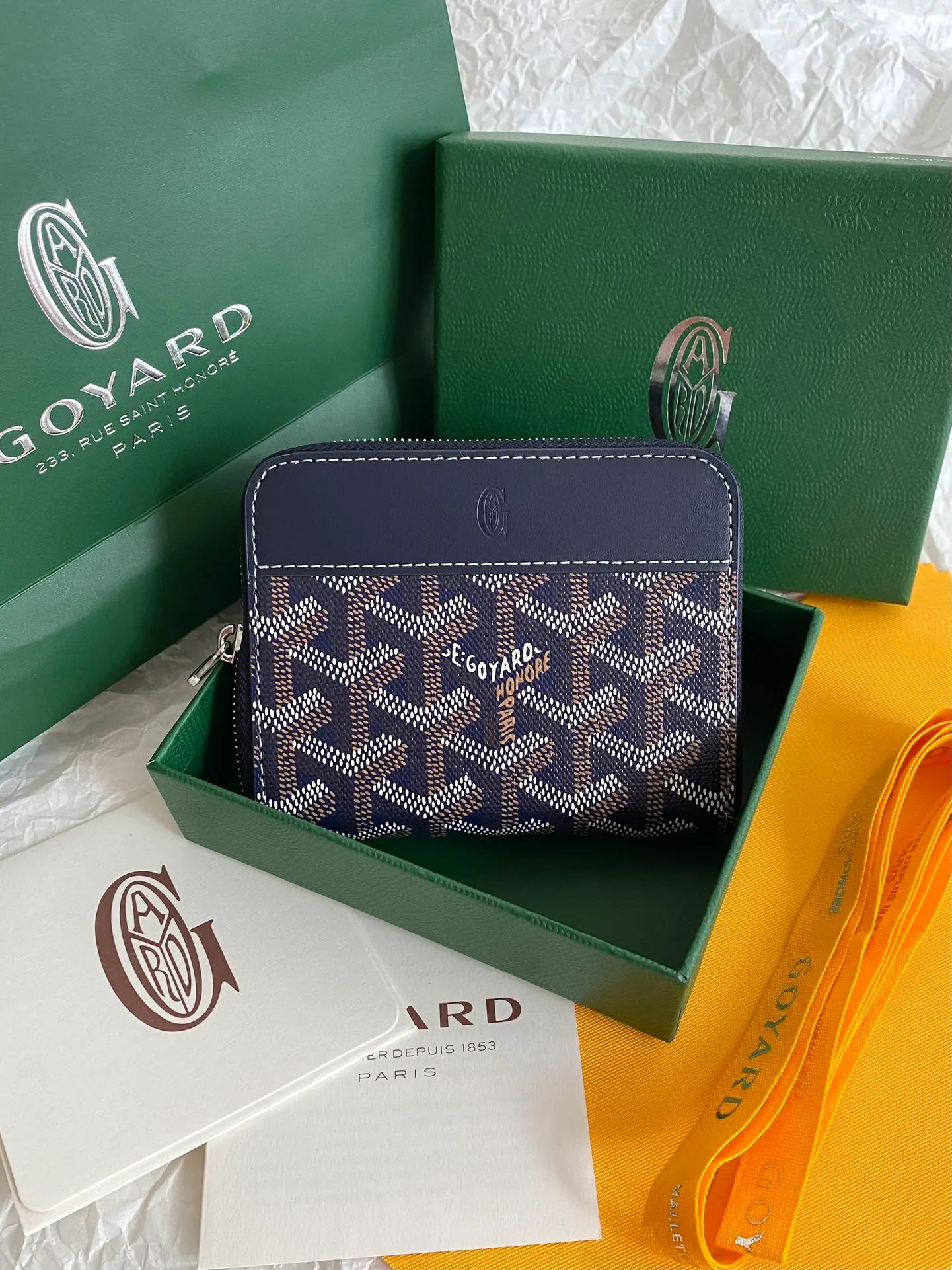 Goyard Matignon 迷你钱包 绿色