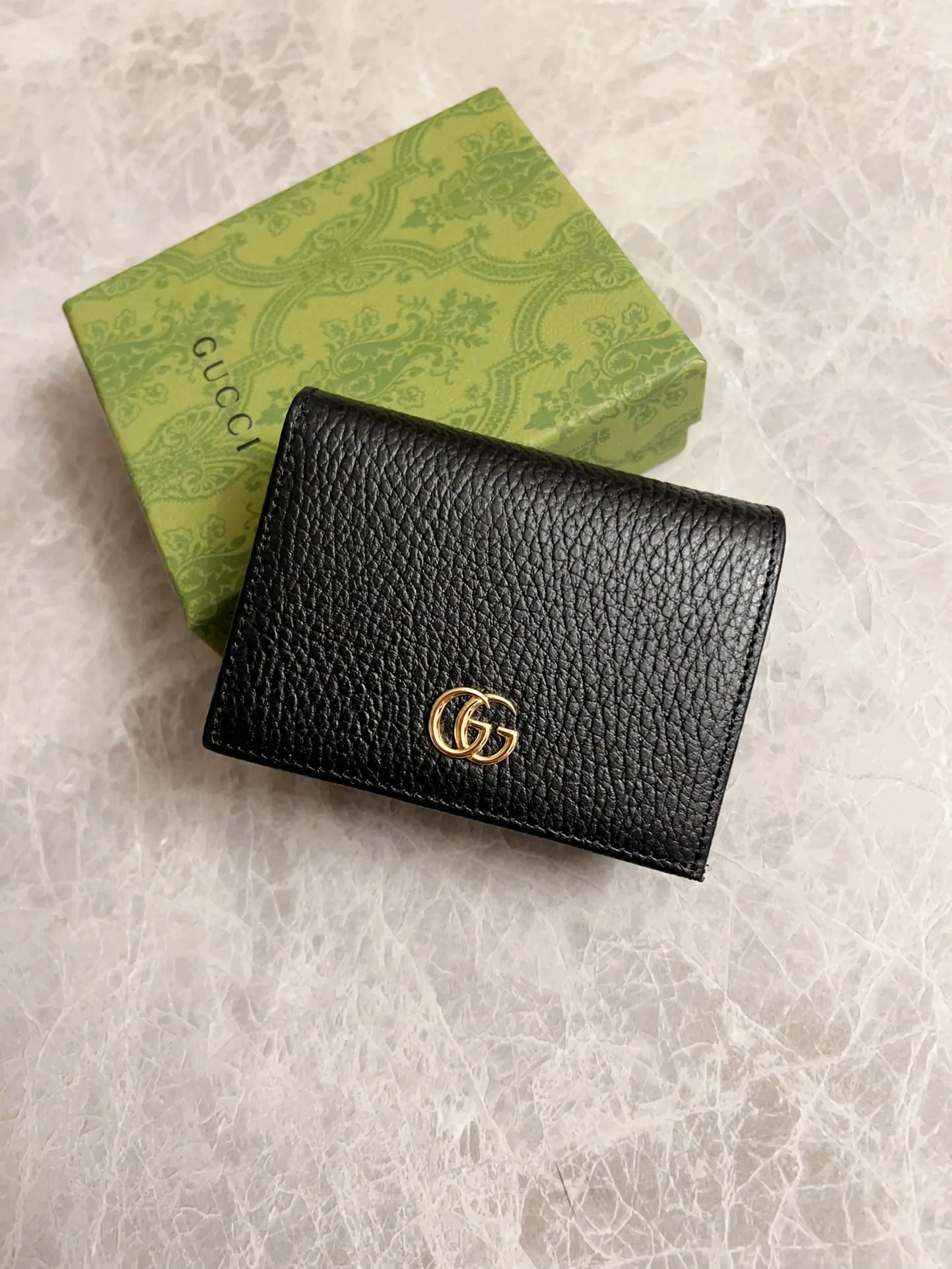 GG Marmont Gucci 皮革卡包