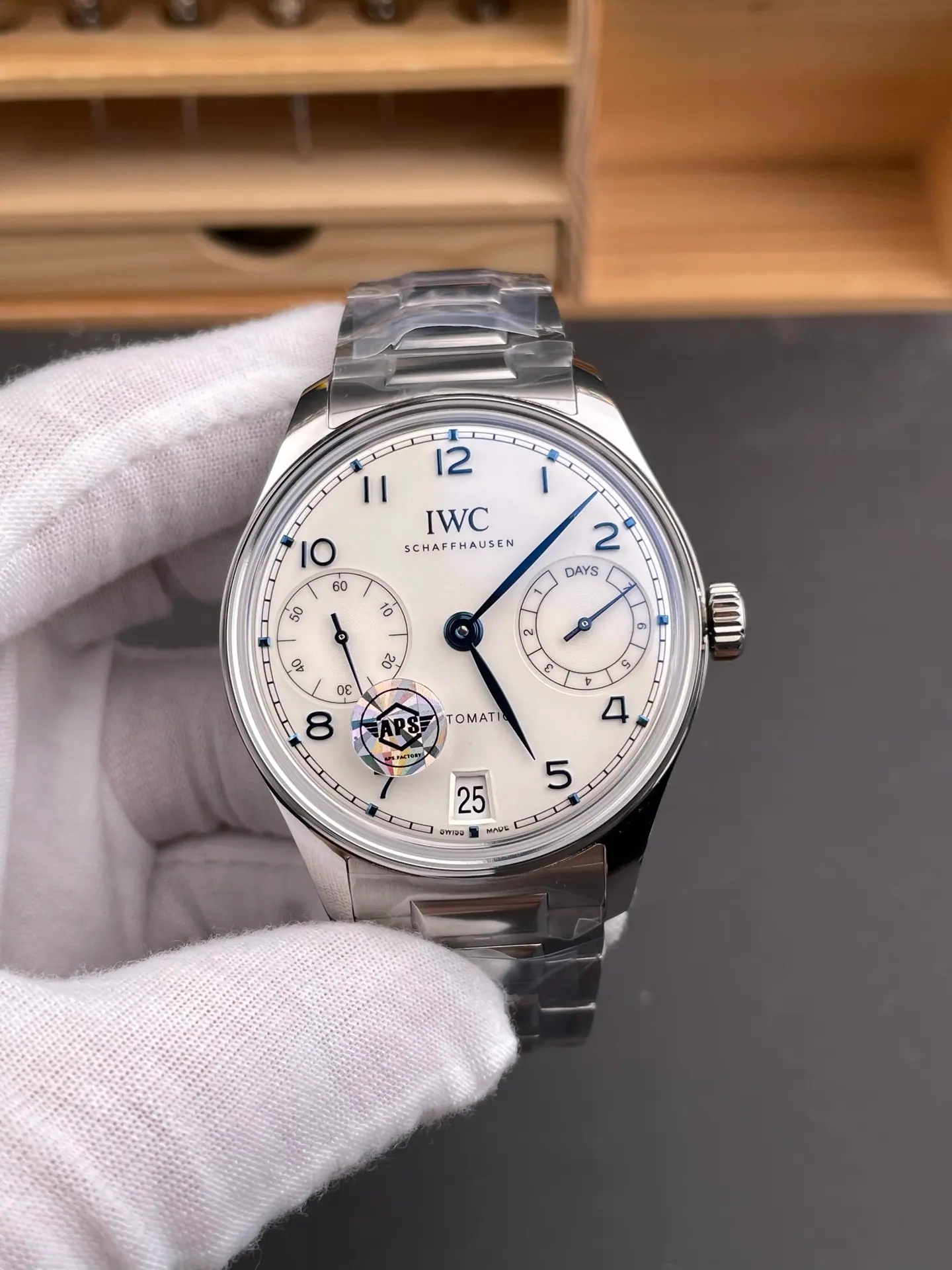 APS | SL52011机芯 l42.44mm l IWC 葡萄牙自动上链7日动力储存