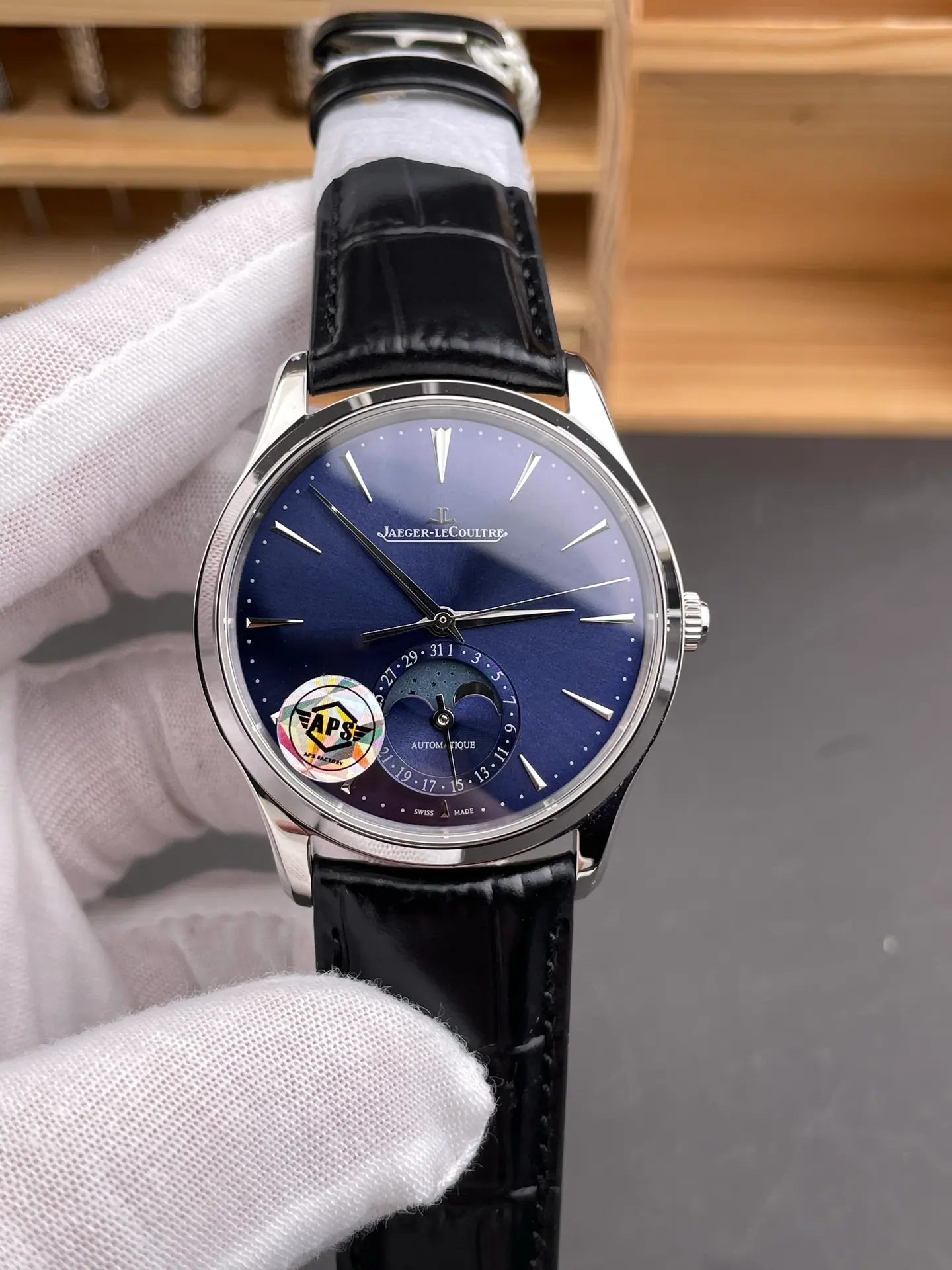 APS | 积家 Master Ultra Thin Moon|39mm|Cal.925 机芯