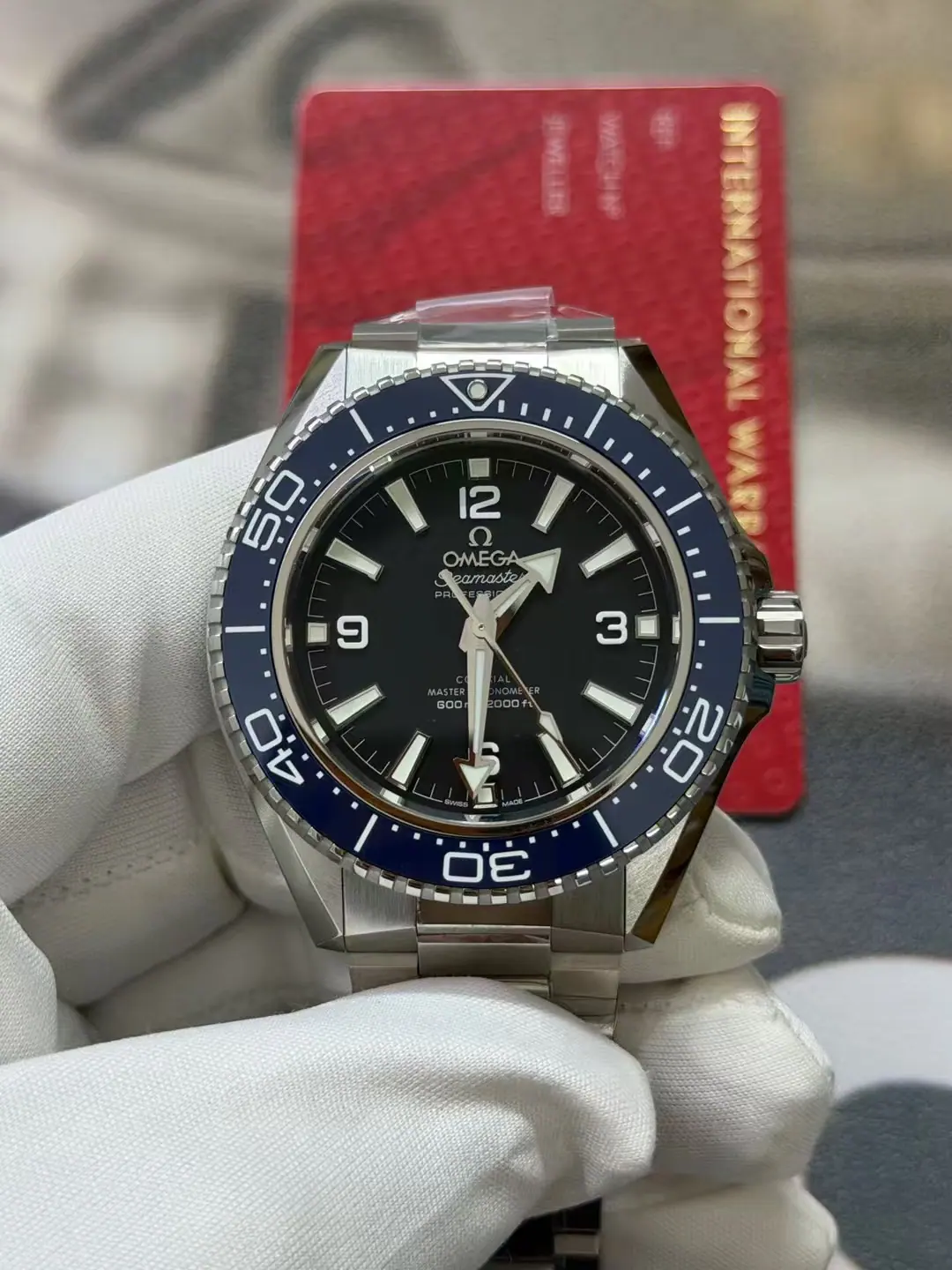 VS l 8912 l 42mm l 欧米茄 l 海马 Planet Ocean 600M 217.32.42.21.01.003