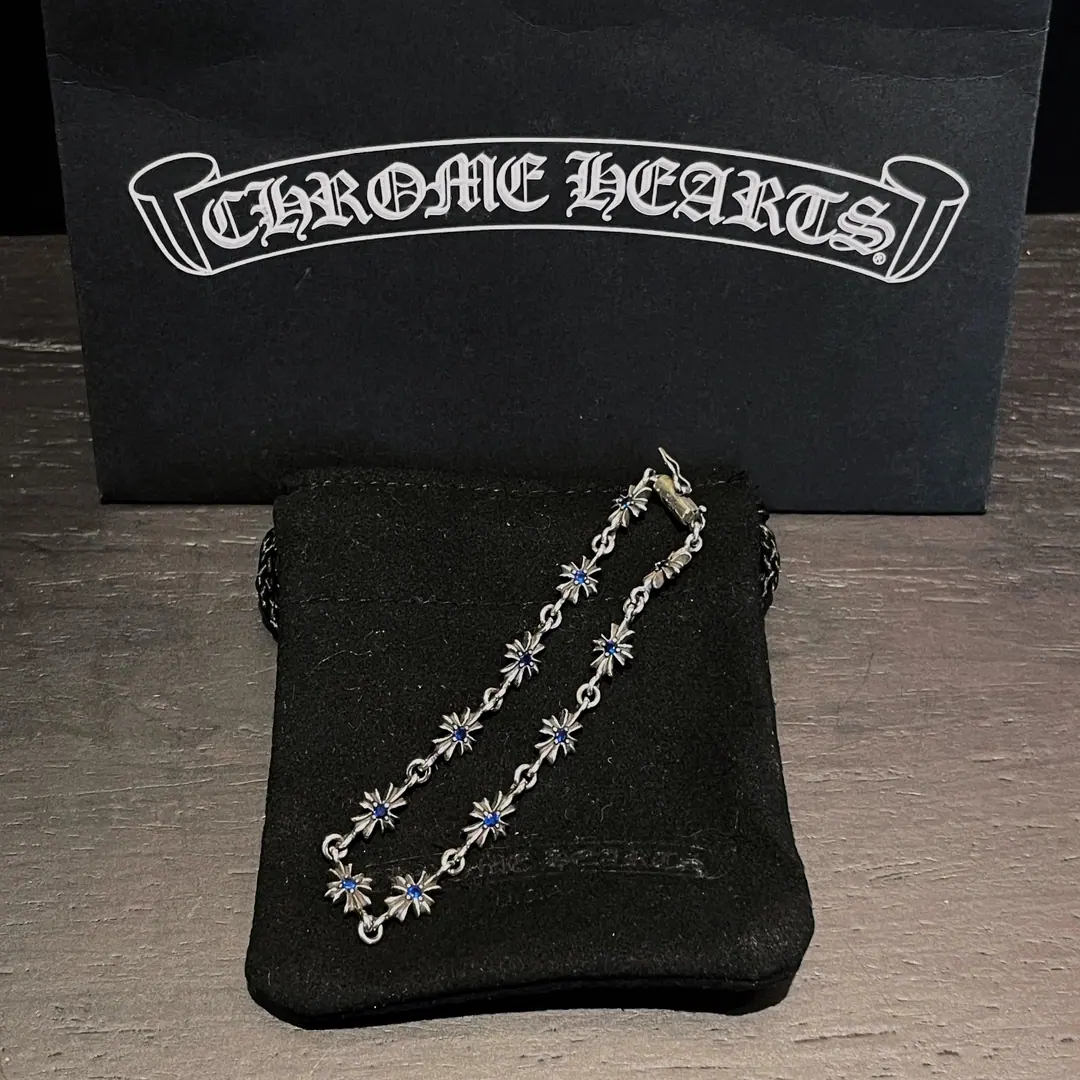 Chrome Hearts 钻石十字手链|925银