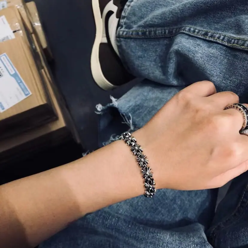 Chrome Hearts Tiny Plus 手链 925银